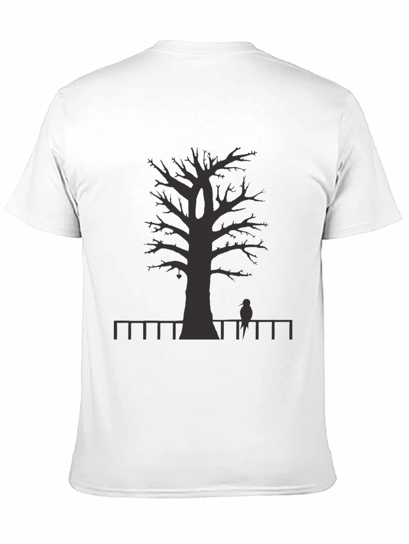 Mens Graphic Tree T-Shirt - Black