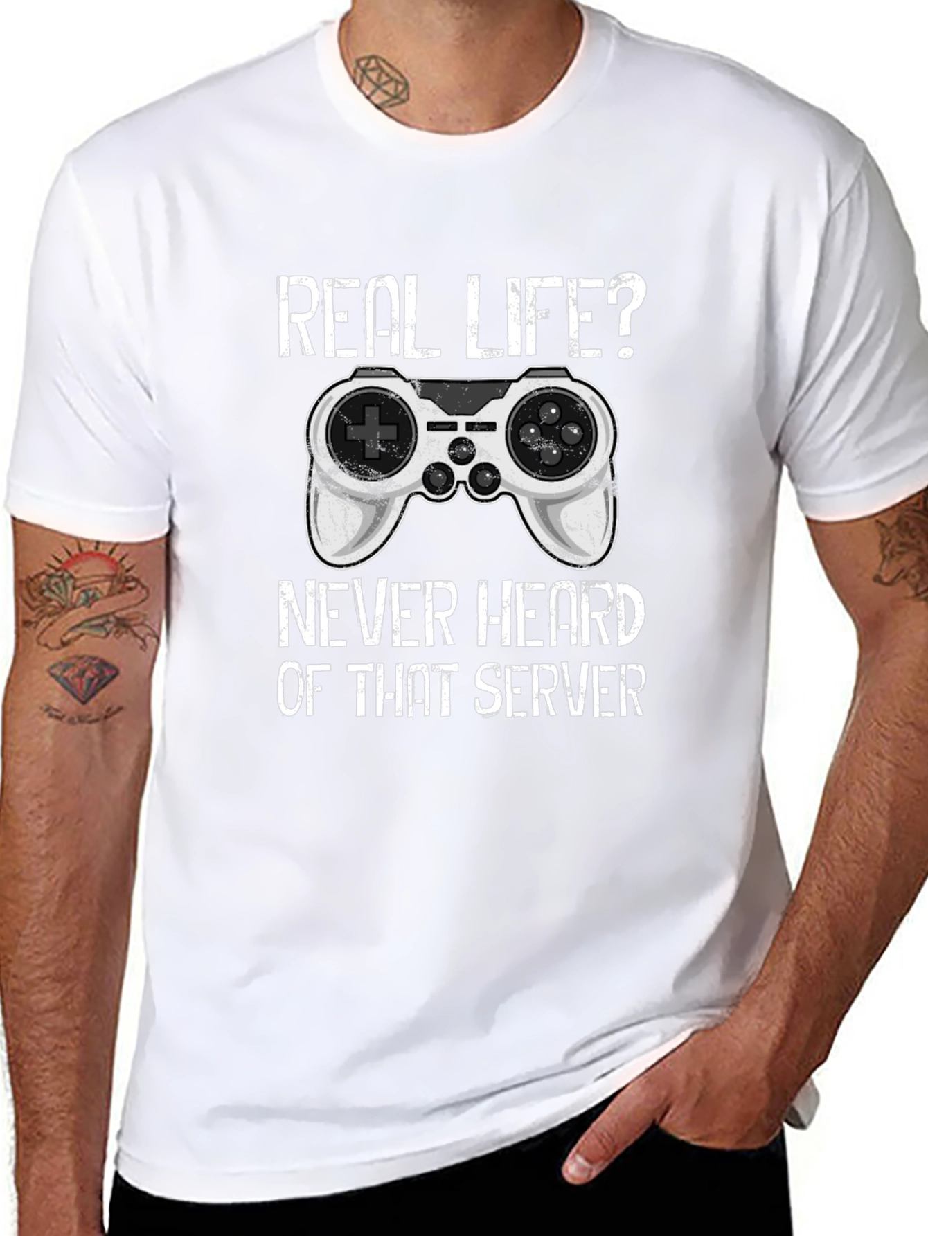 Gamer T-Shirt: Real Life? Never Heard of That Server