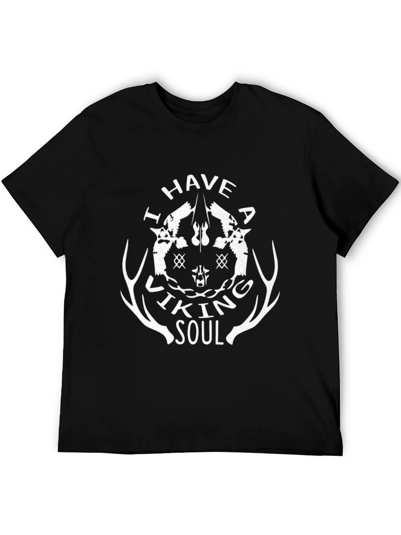 Viking Soul Graphic Tee - Black T-Shirt