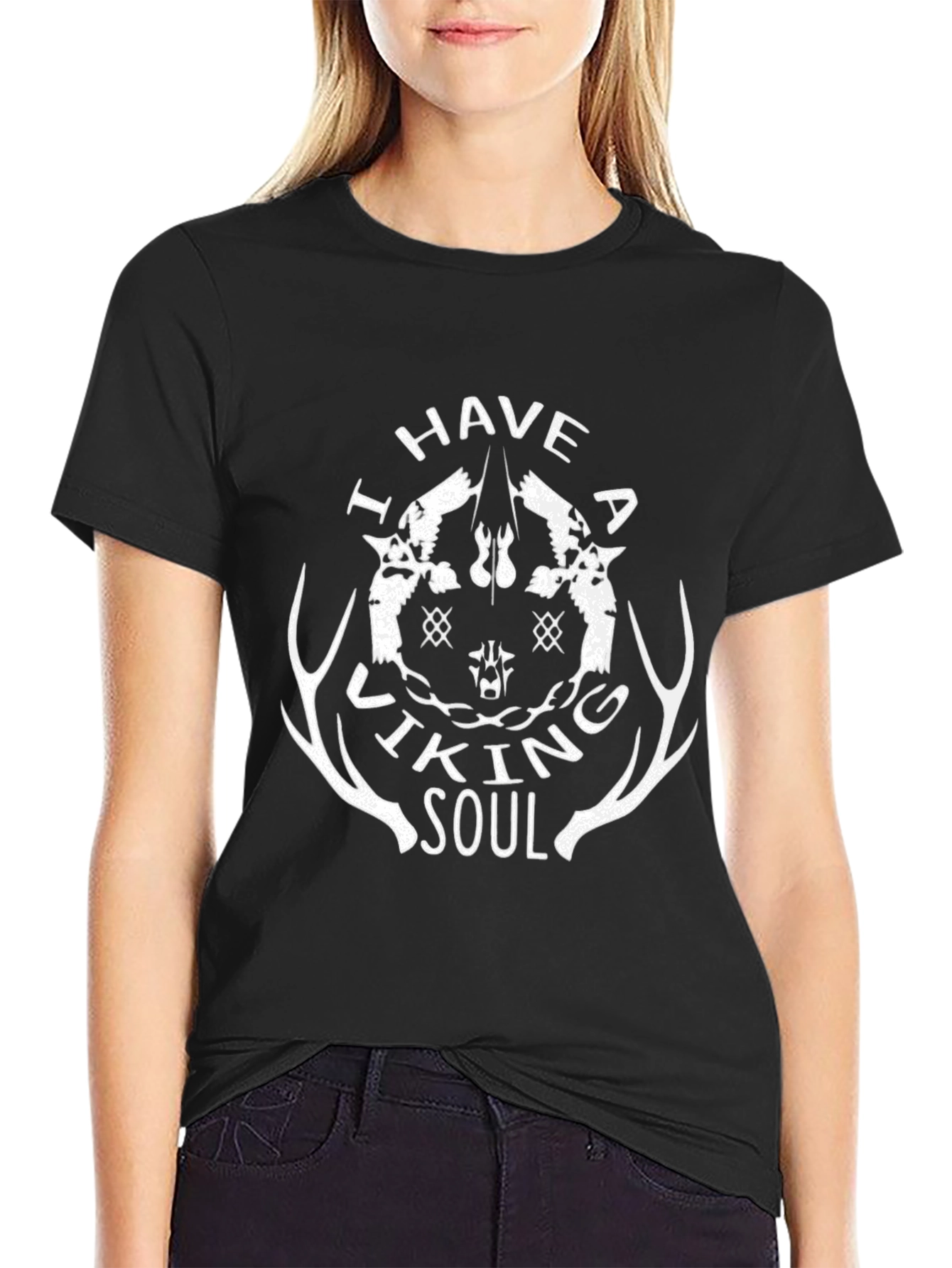Viking Soul Graphic Tee - Black T-Shirt
