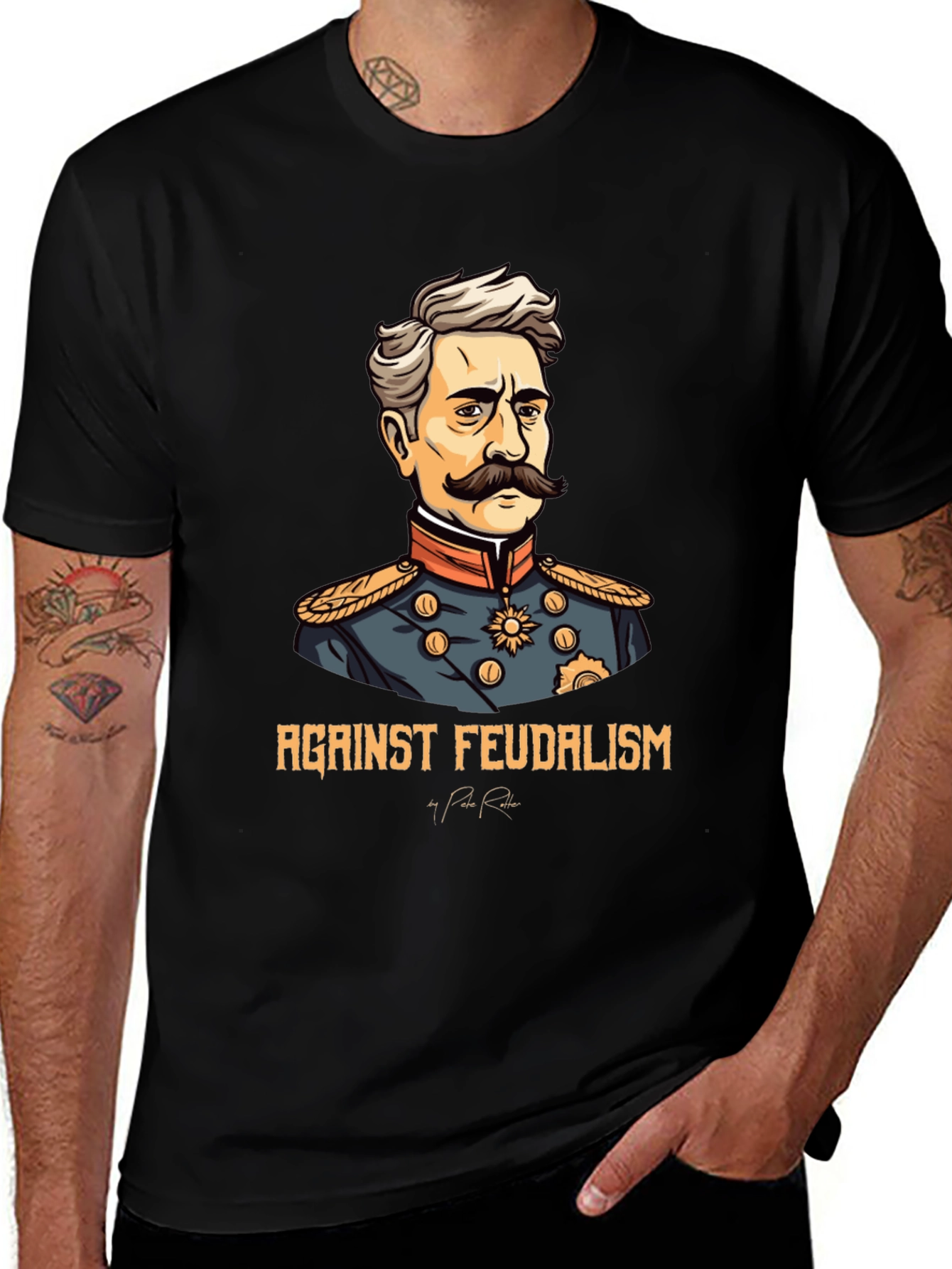 Against Feudalism Graphic Tee - Political T-Shirt