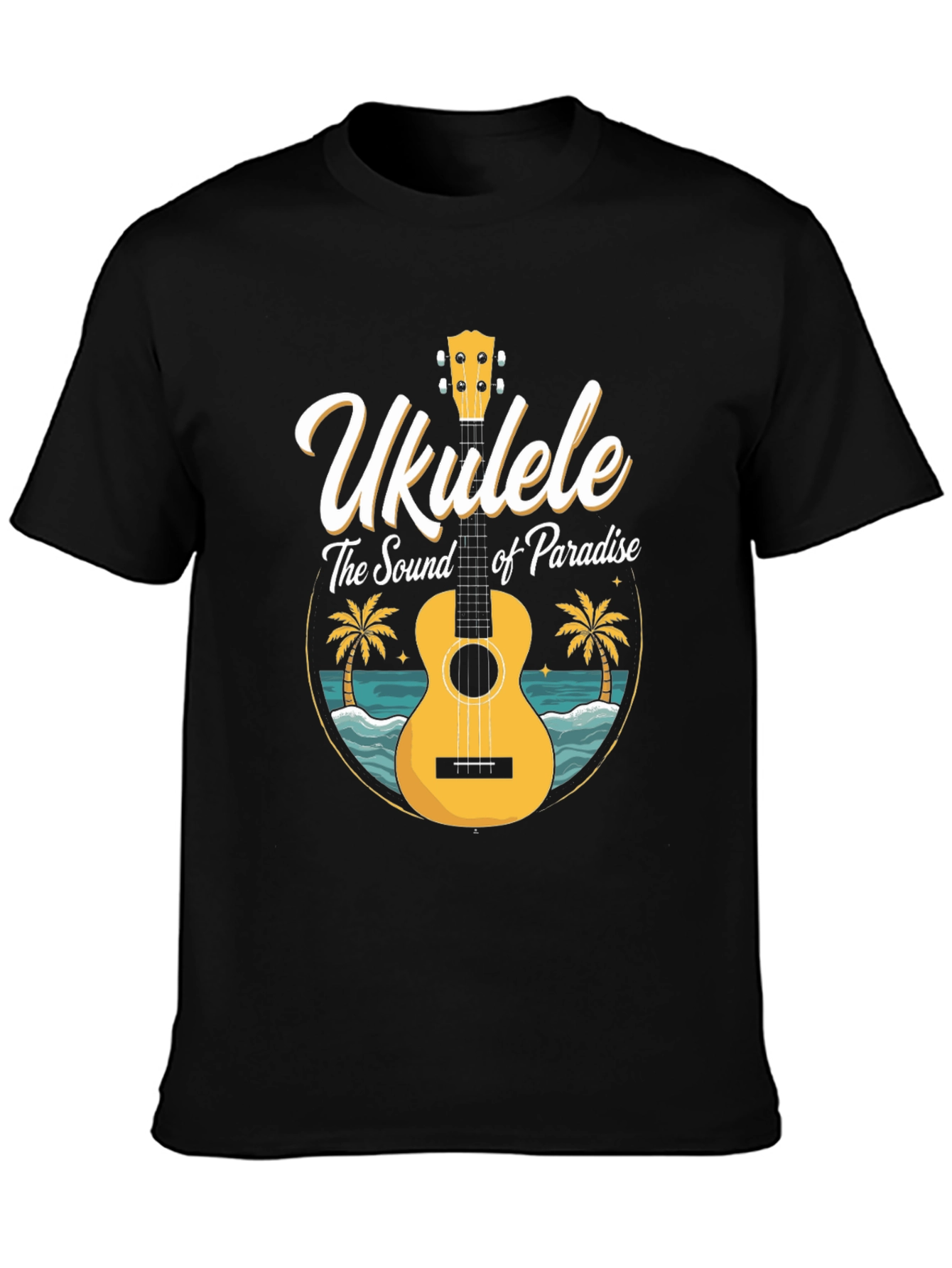 Ukulele Paradise T-Shirt - Island Vibes