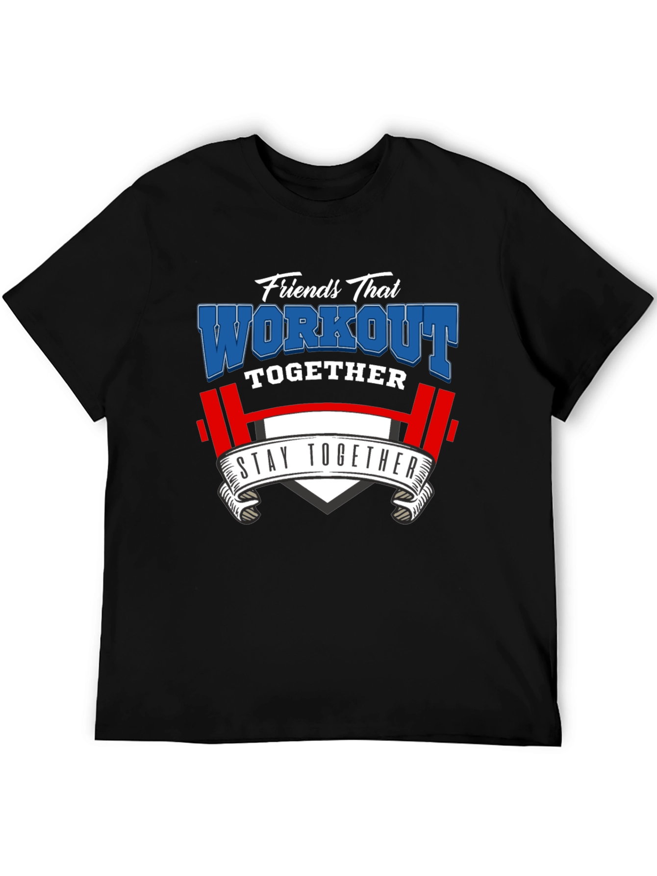 Friends Workout Together Graphic Tee
