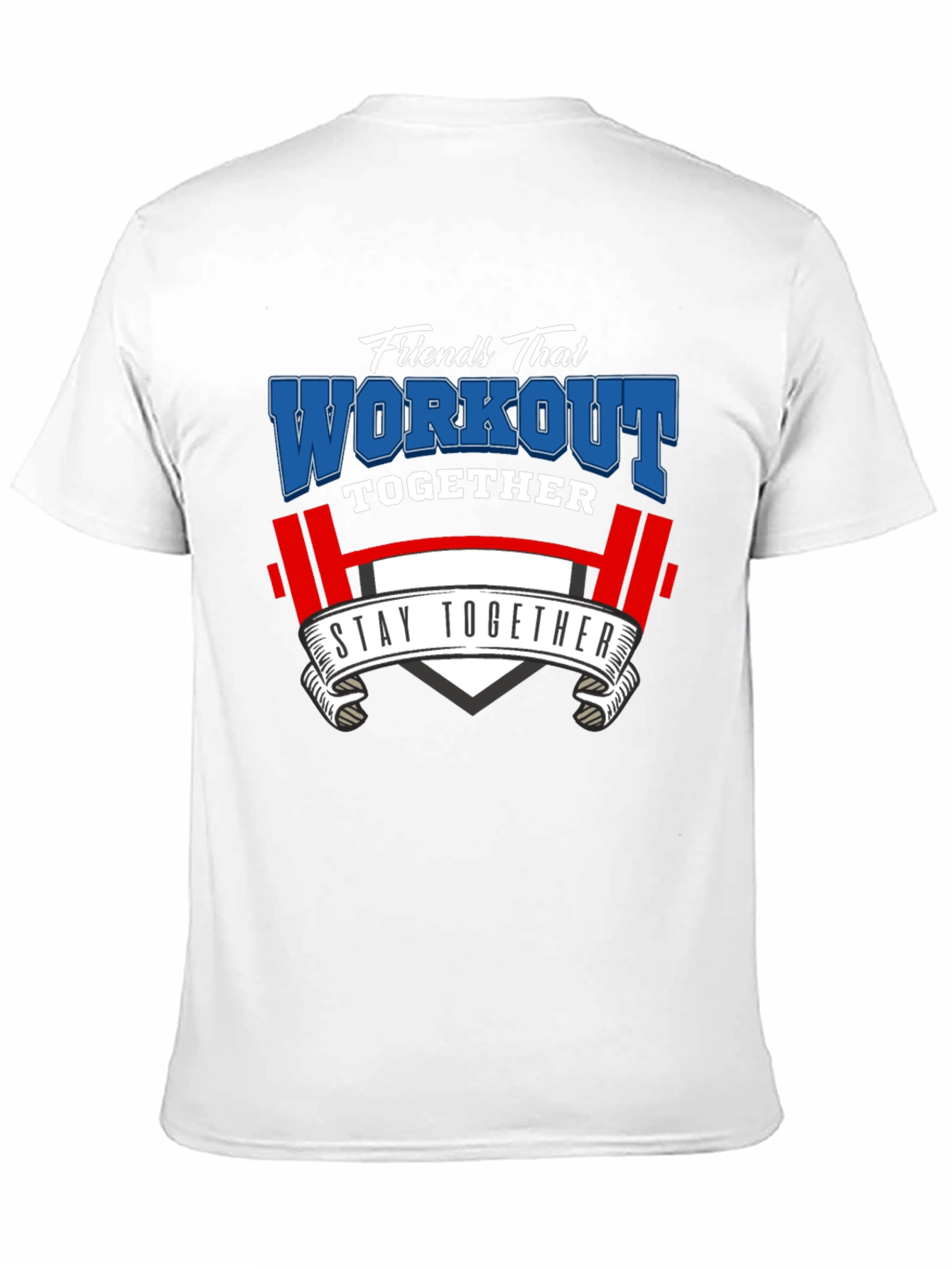 Friends Workout Together Graphic Tee