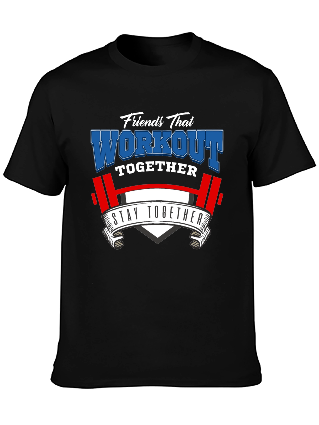 Friends Workout Together Graphic Tee