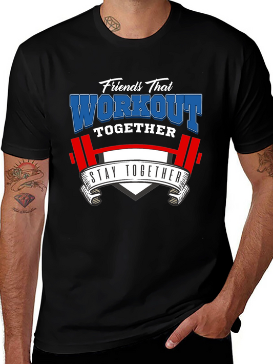 Friends Workout Together Graphic Tee