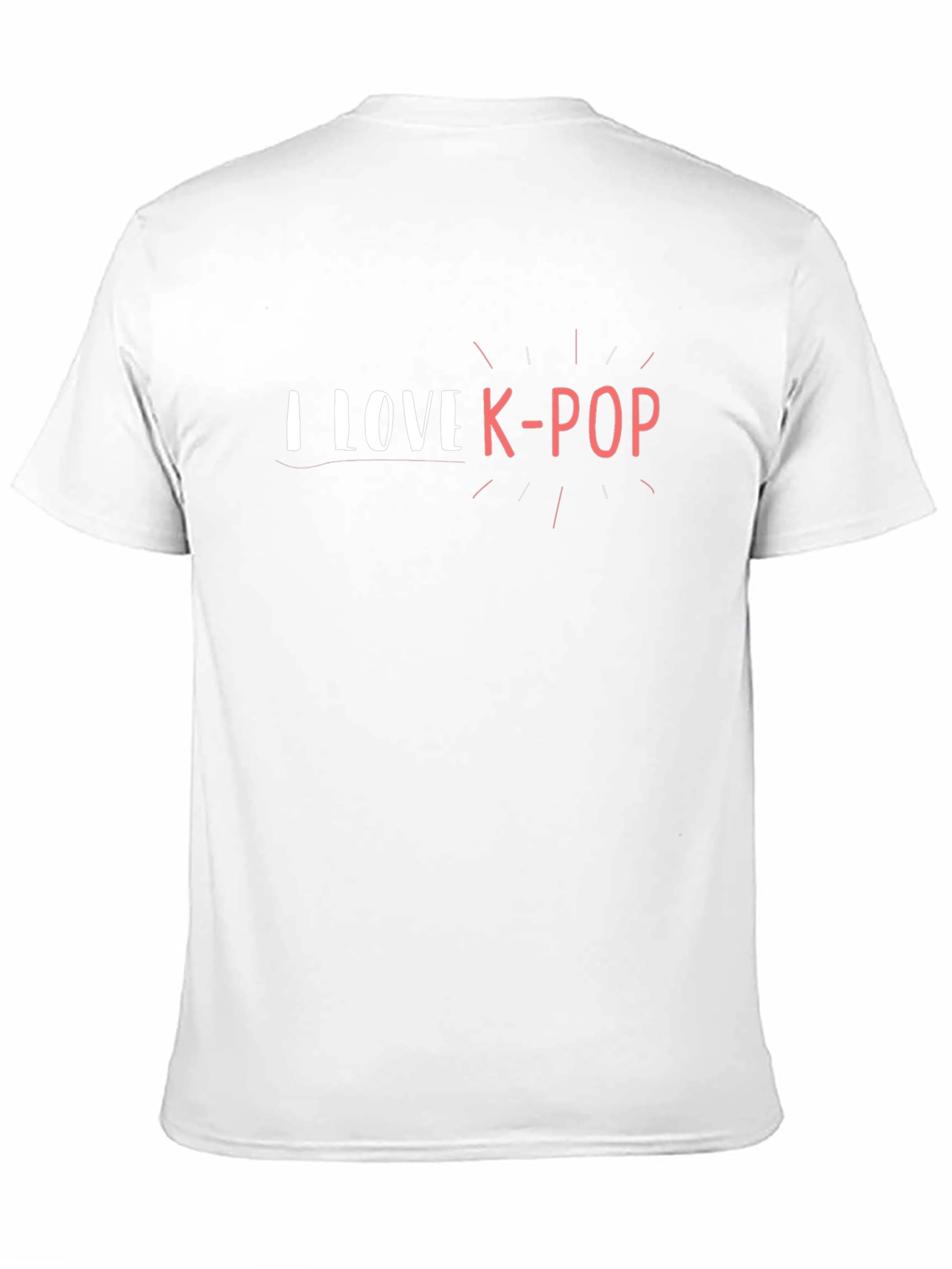 I Love K-Pop Graphic T-Shirt - Trendy Fan Apparel