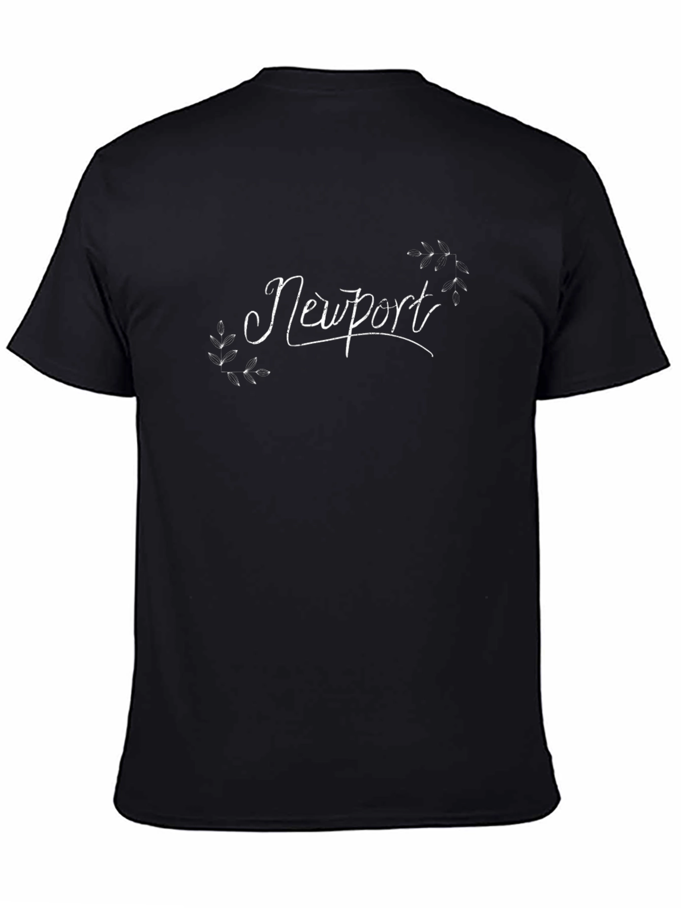 Newport Graphic Tee - Stylish Black Cotton T-Shirt