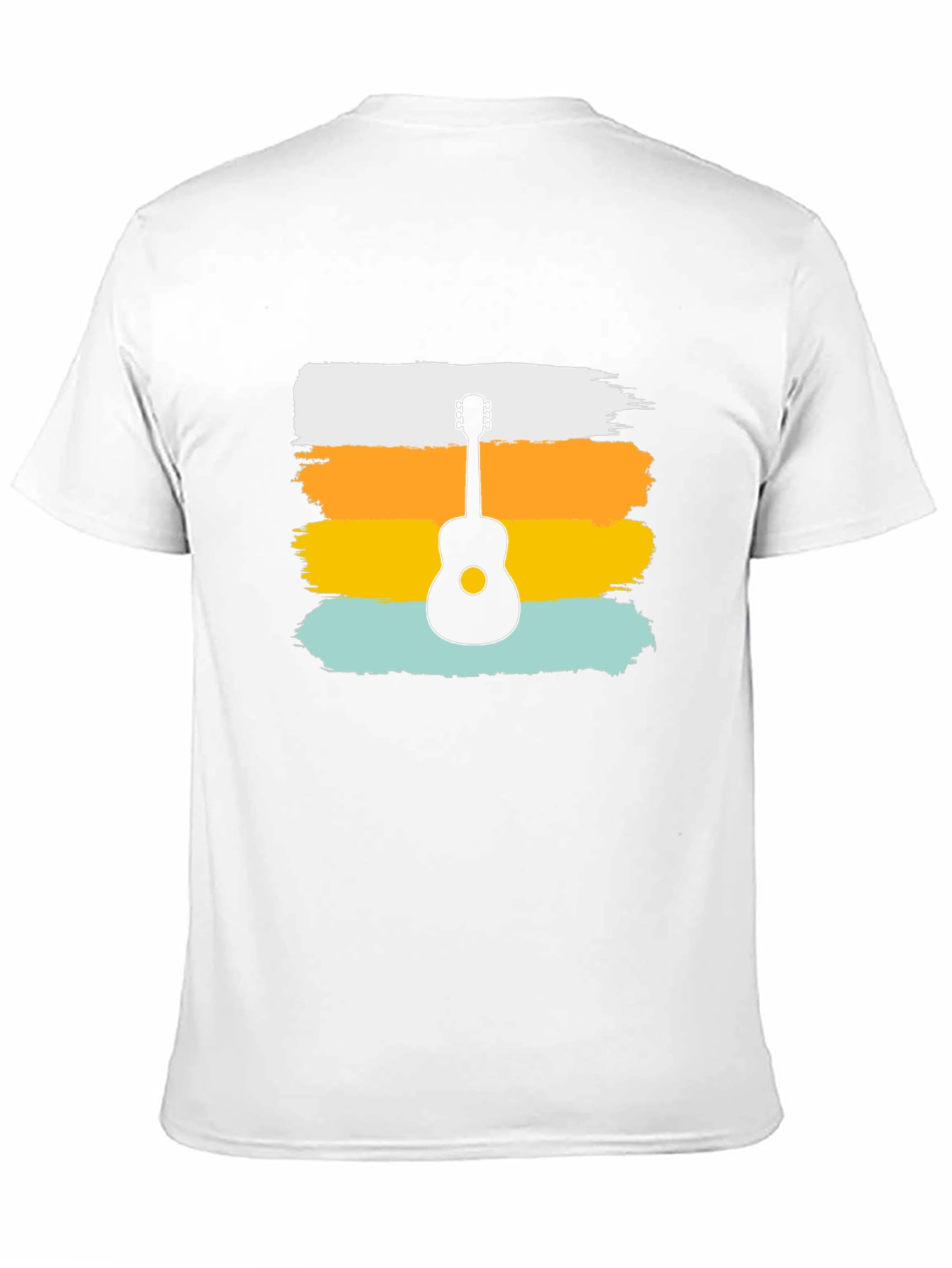 Retro Guitar Graphic Tee - Stylish Music Lover Shirt