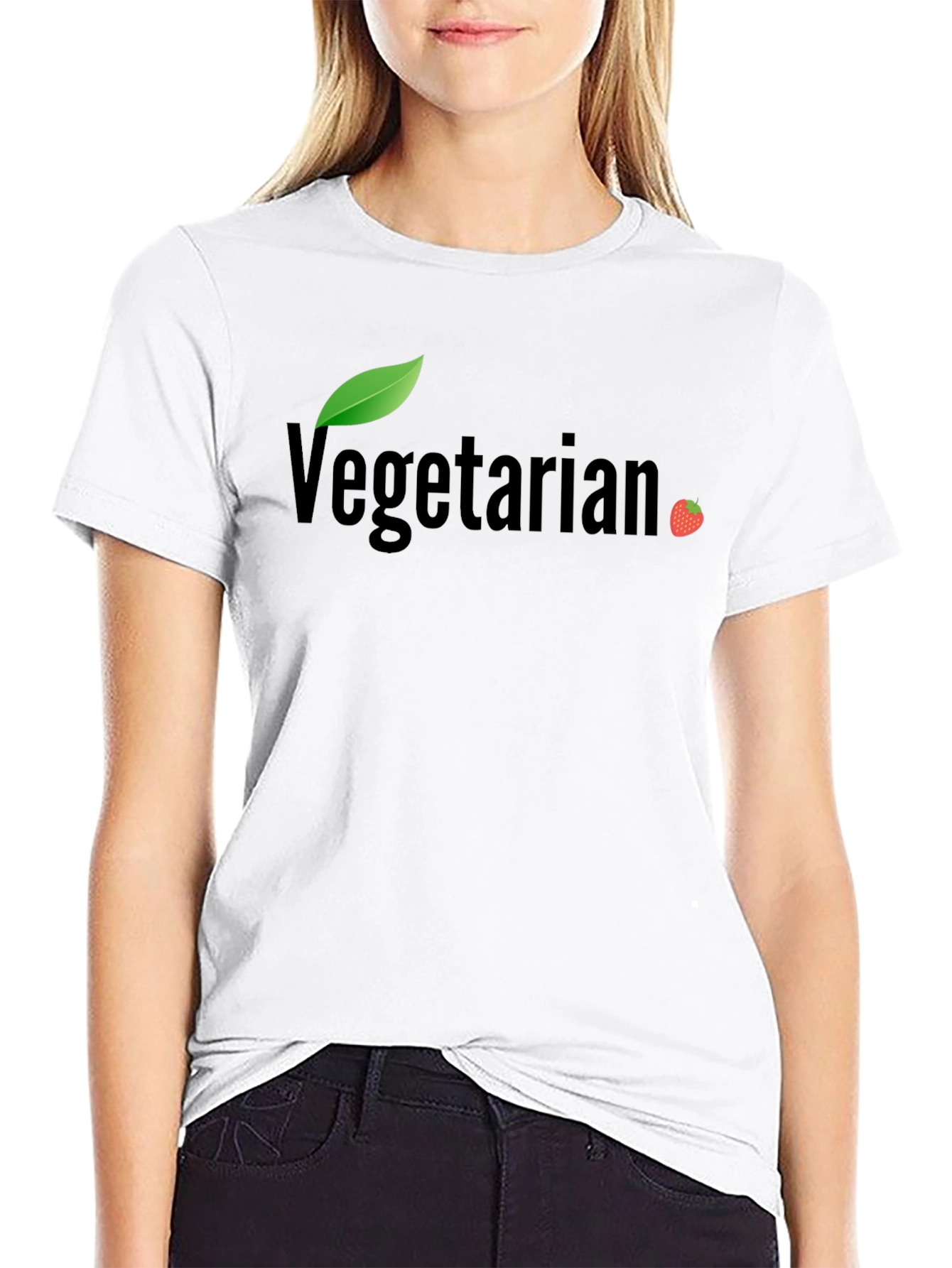 Vegetarian Graphic Tee - Stylish Vegan Lifestyle Shirt
