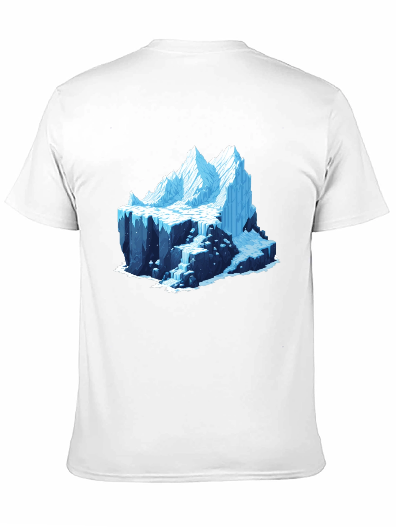 Iceberg Graphic Print Black T-Shirt