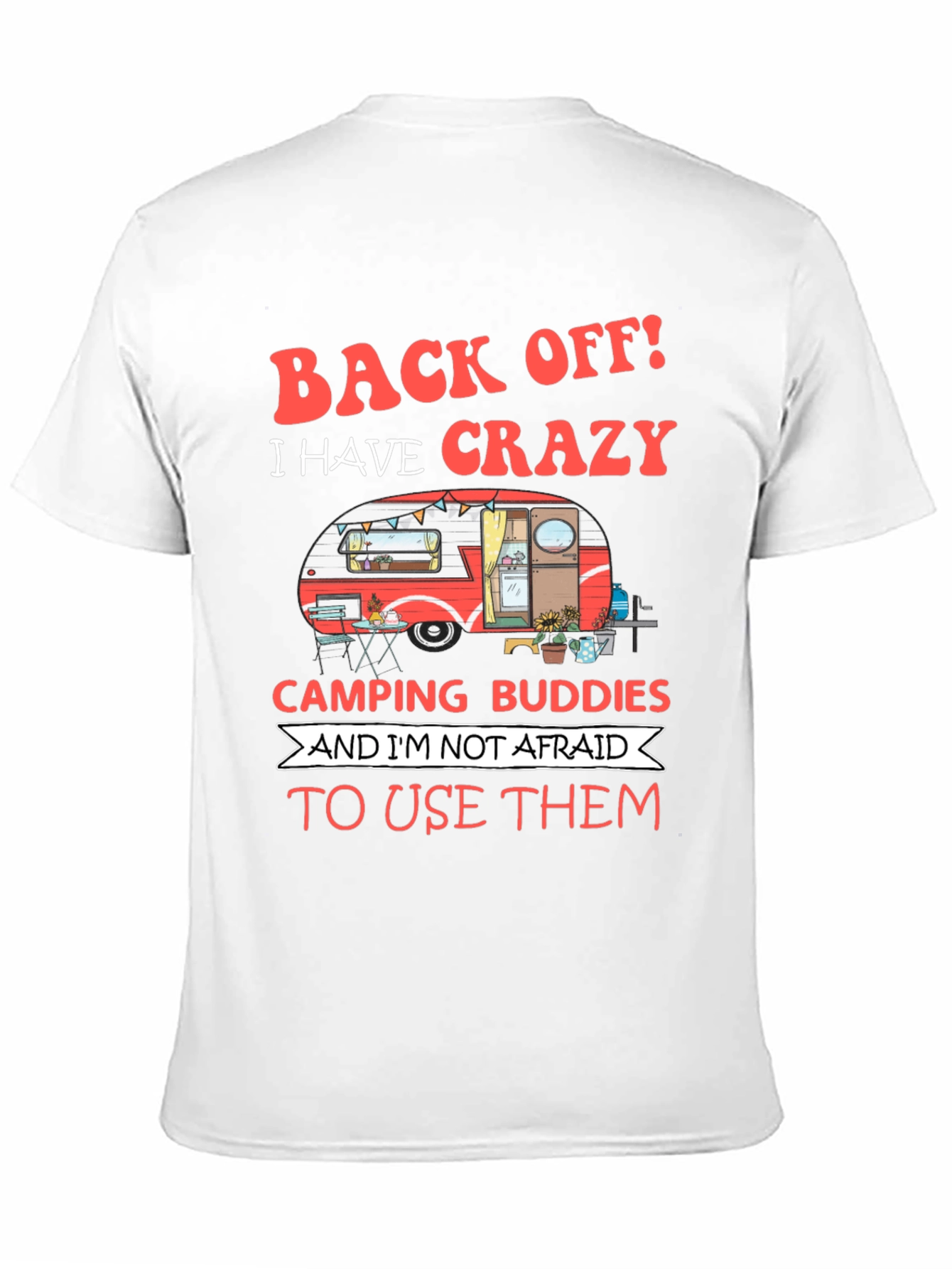 Crazy Camping Buddies Graphic Tee