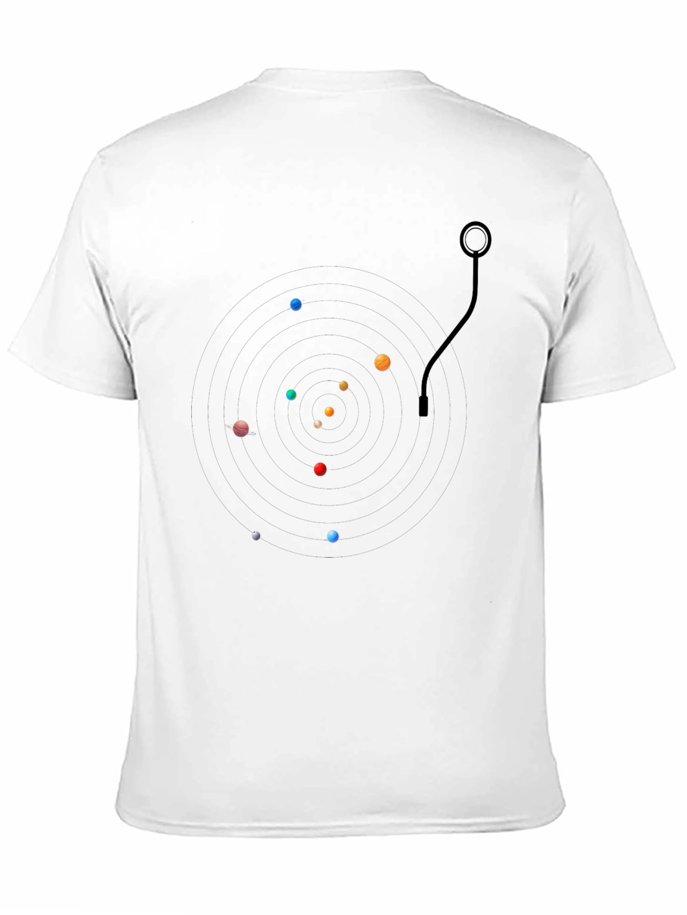 Planetary System Graphic Tee - Black