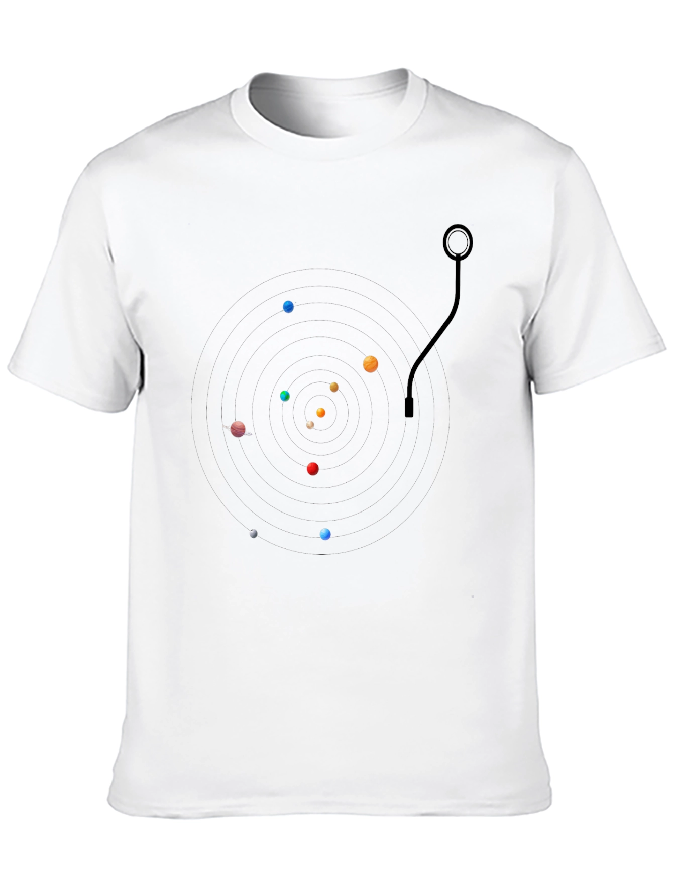 Planetary System Graphic Tee - Black