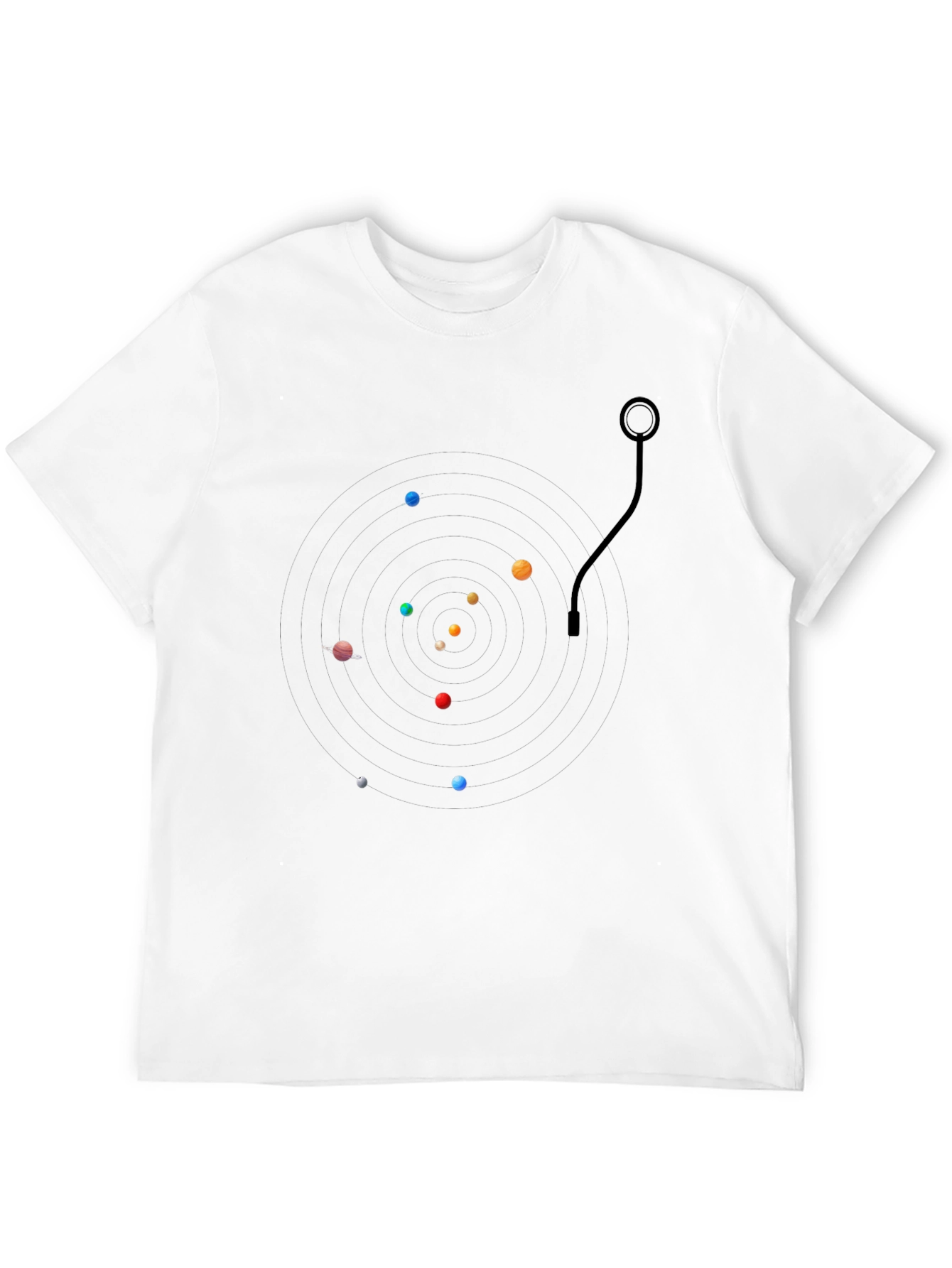 Planetary System Graphic Tee - Black