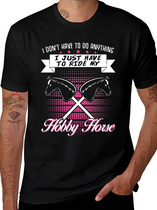 Hobby Horse Graphic Tee | Equestrian Lifestyle Shirt
