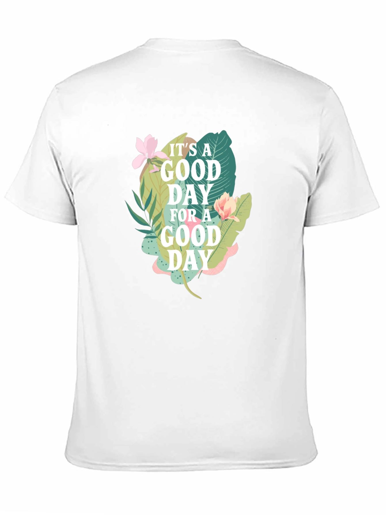 Good Day Graphic Tee - Black Cotton T-Shirt