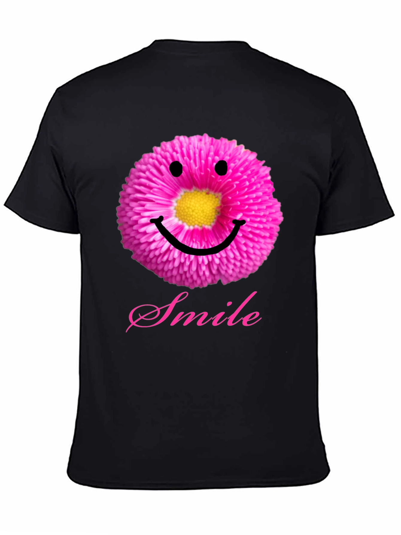 Floral Smiley Face T-Shirt - Spread the Joy