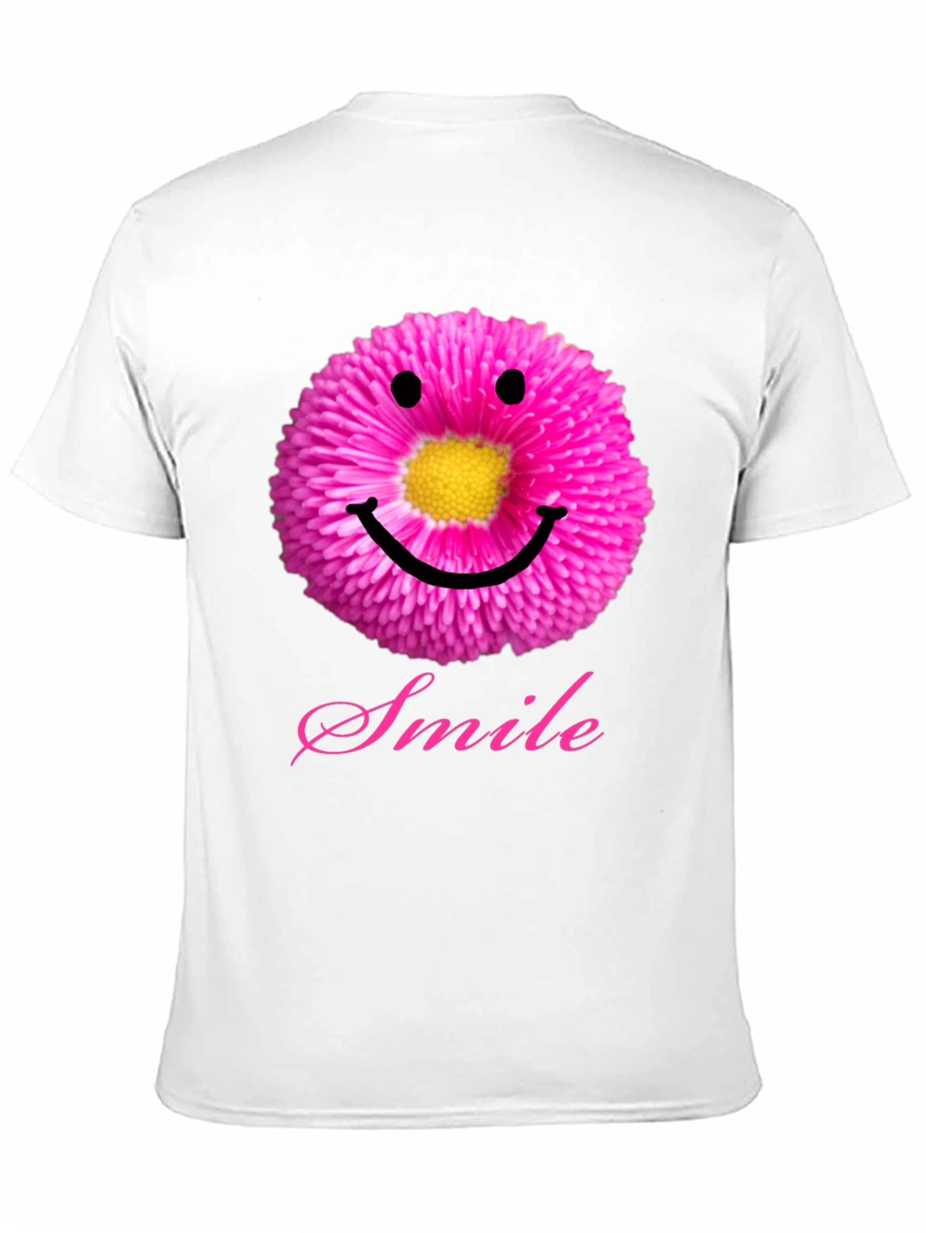 Floral Smiley Face T-Shirt - Spread the Joy