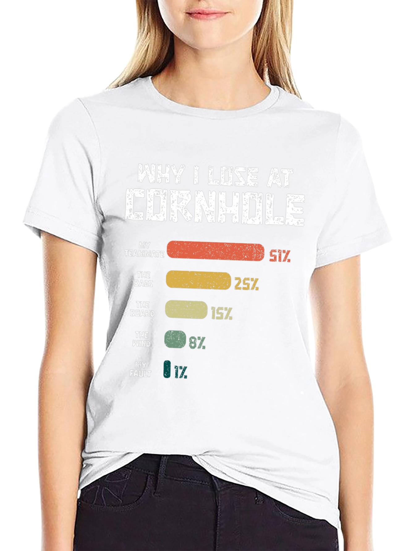 Why I Lose at Cornhole T-Shirt