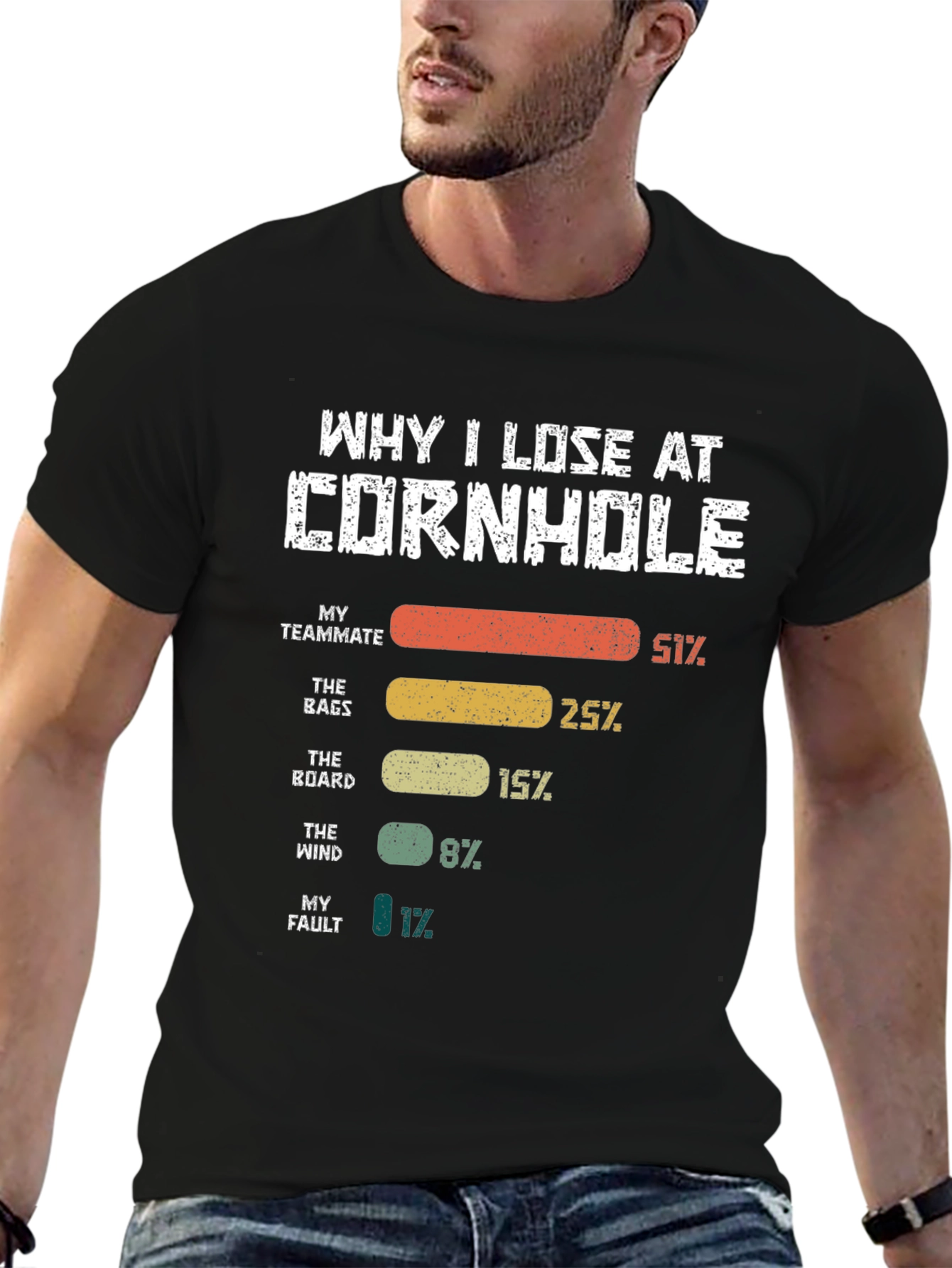 Why I Lose at Cornhole T-Shirt