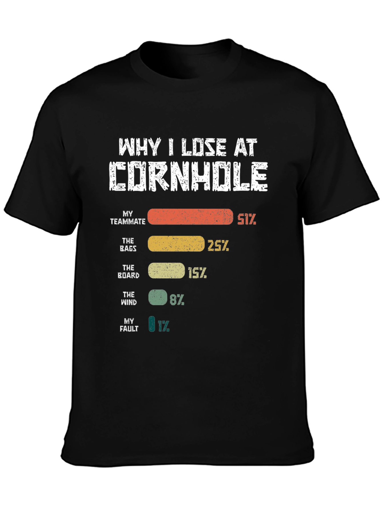 Why I Lose at Cornhole T-Shirt
