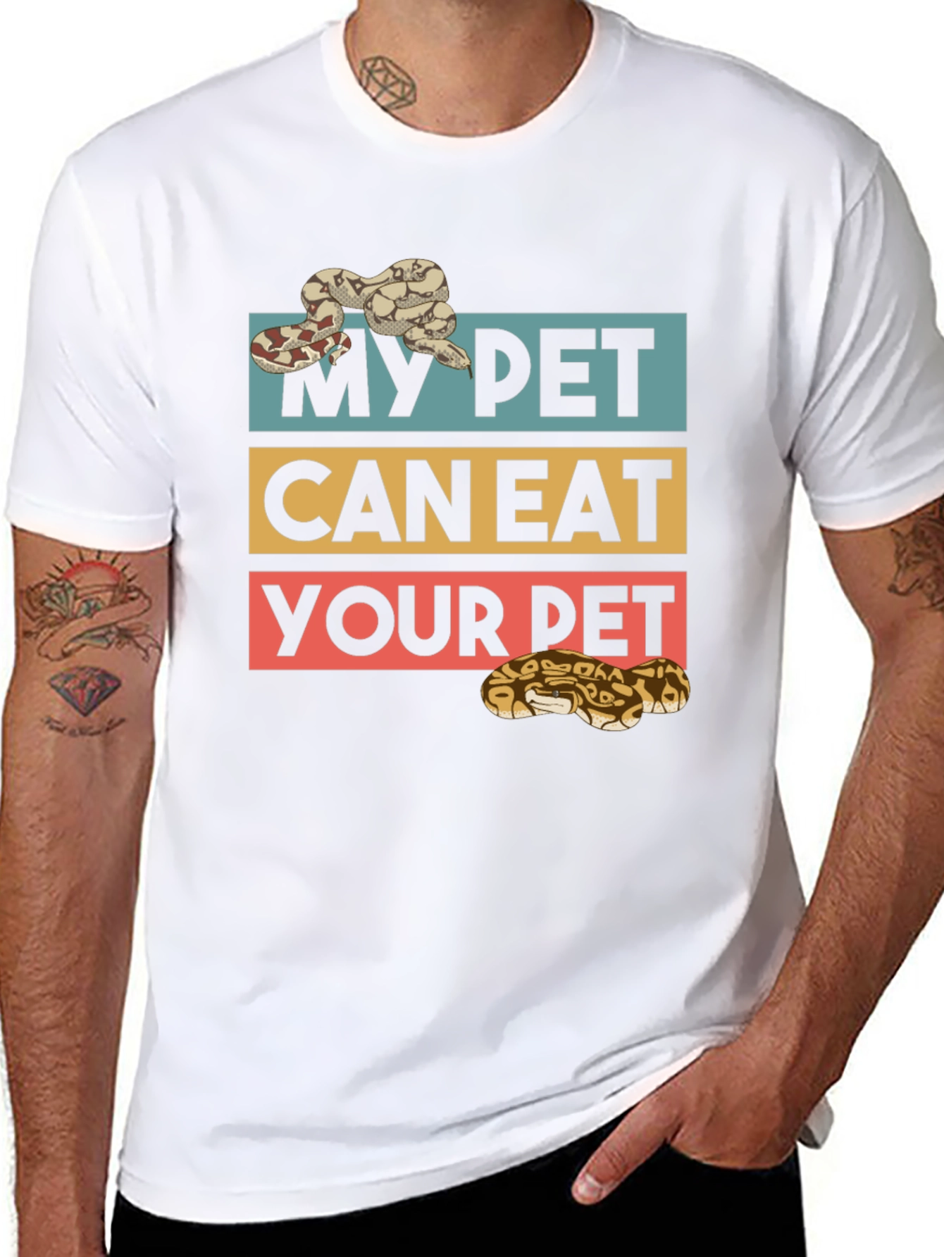 My Pet Can Eat Your Pet Snake T-Shirt