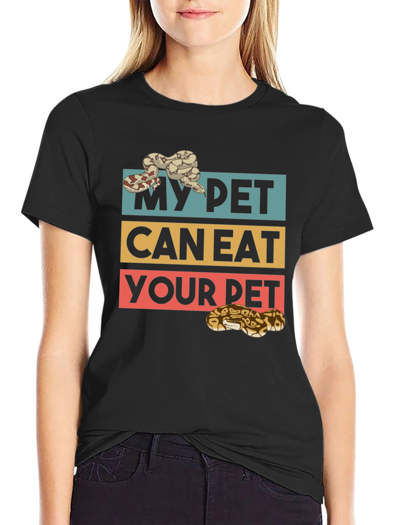 My Pet Can Eat Your Pet Snake T-Shirt