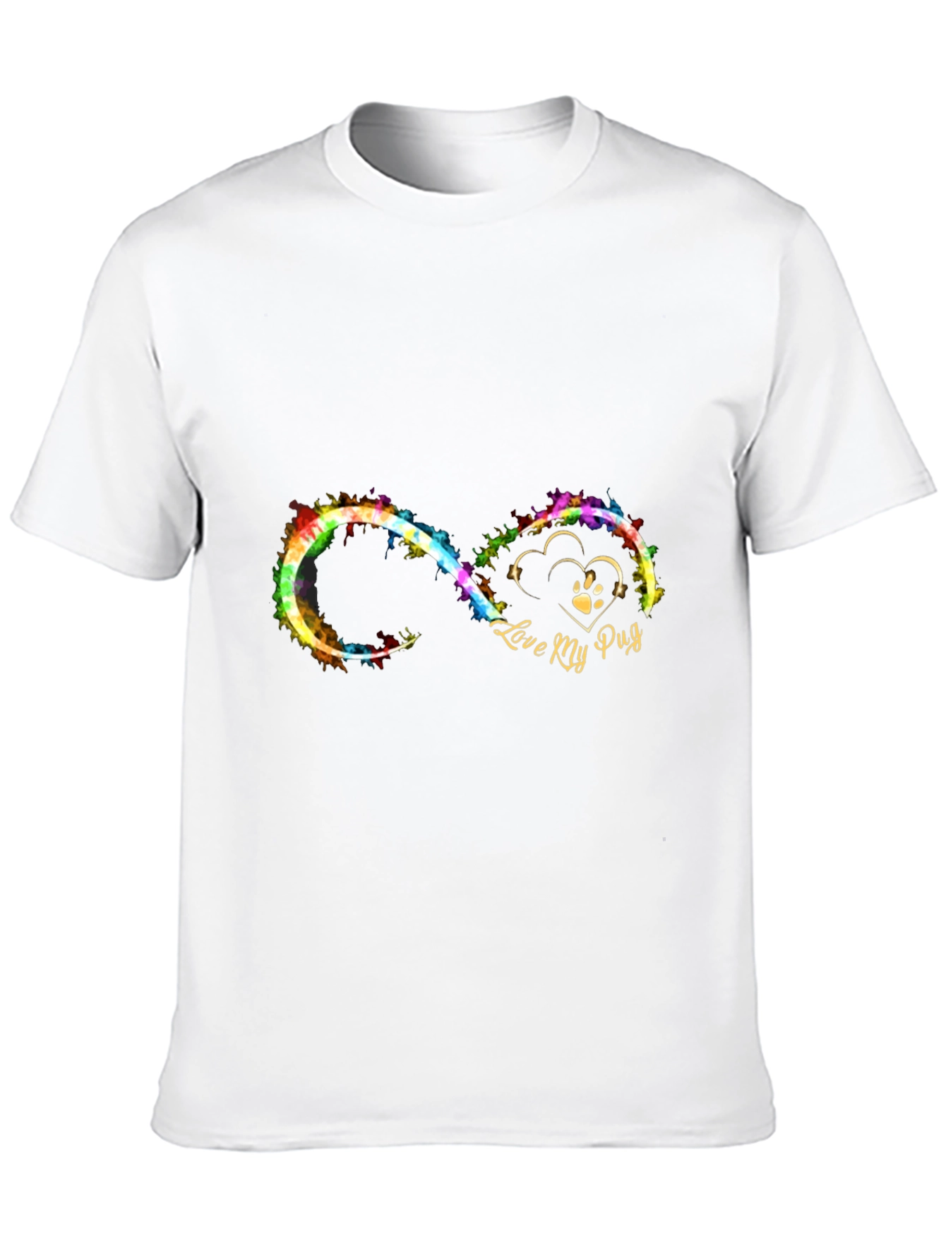 Love My Pug Infinity T-Shirt