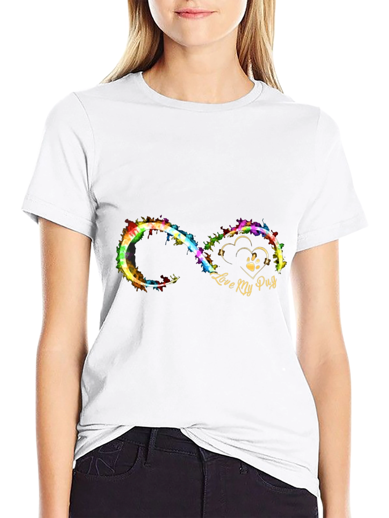 Love My Pug Infinity T-Shirt