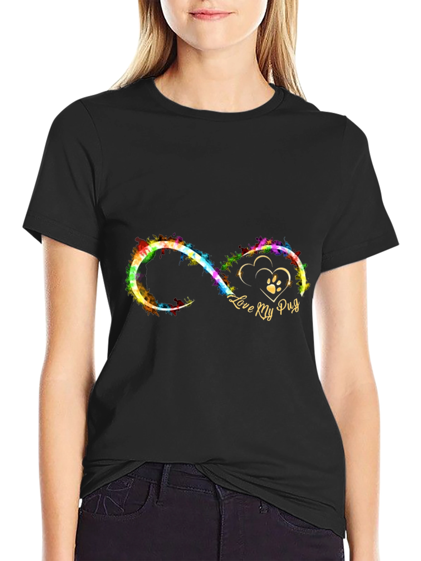 Love My Pug Infinity T-Shirt