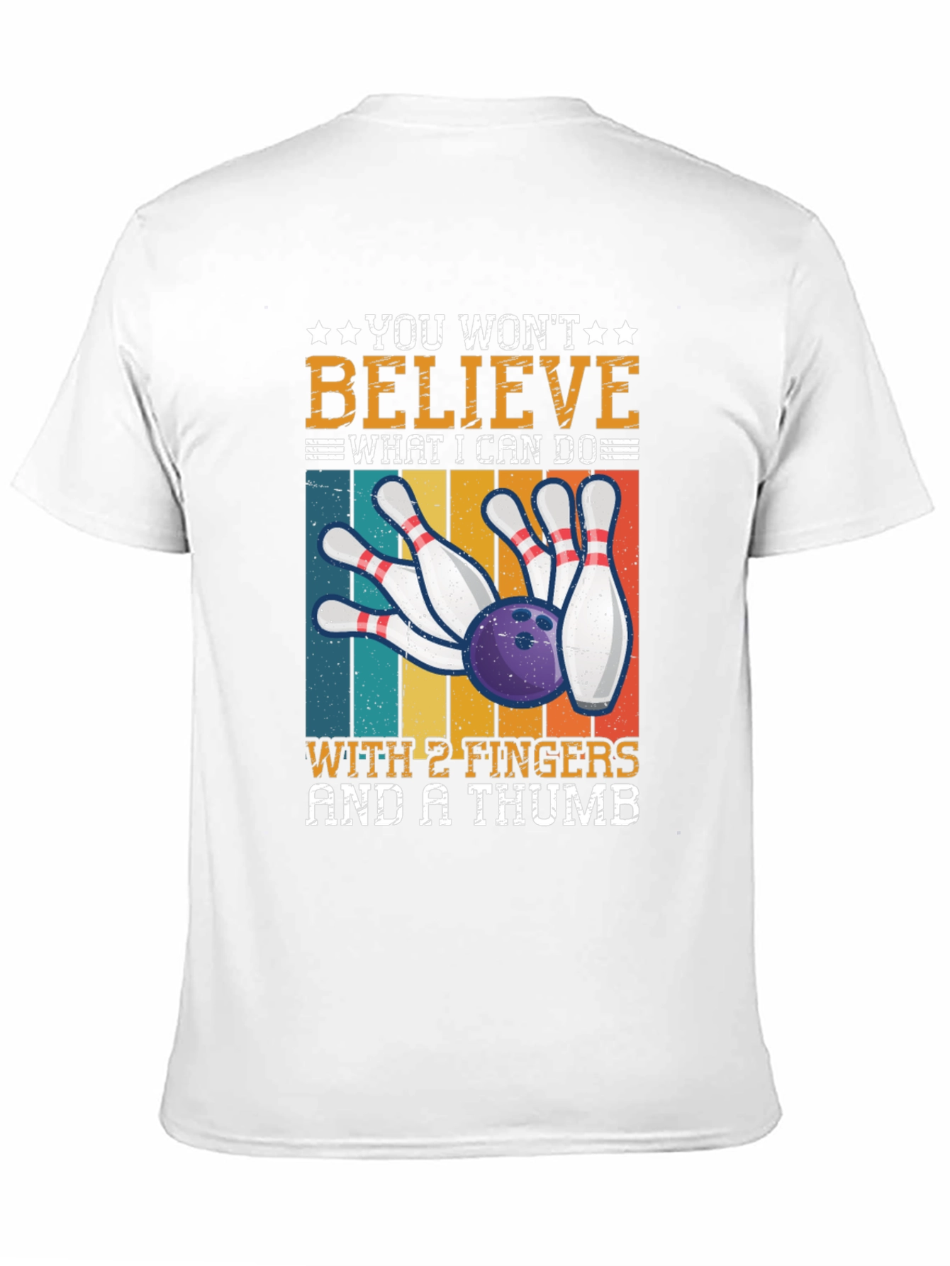 Bowling with 2 Fingers & A Thumb T-Shirt
