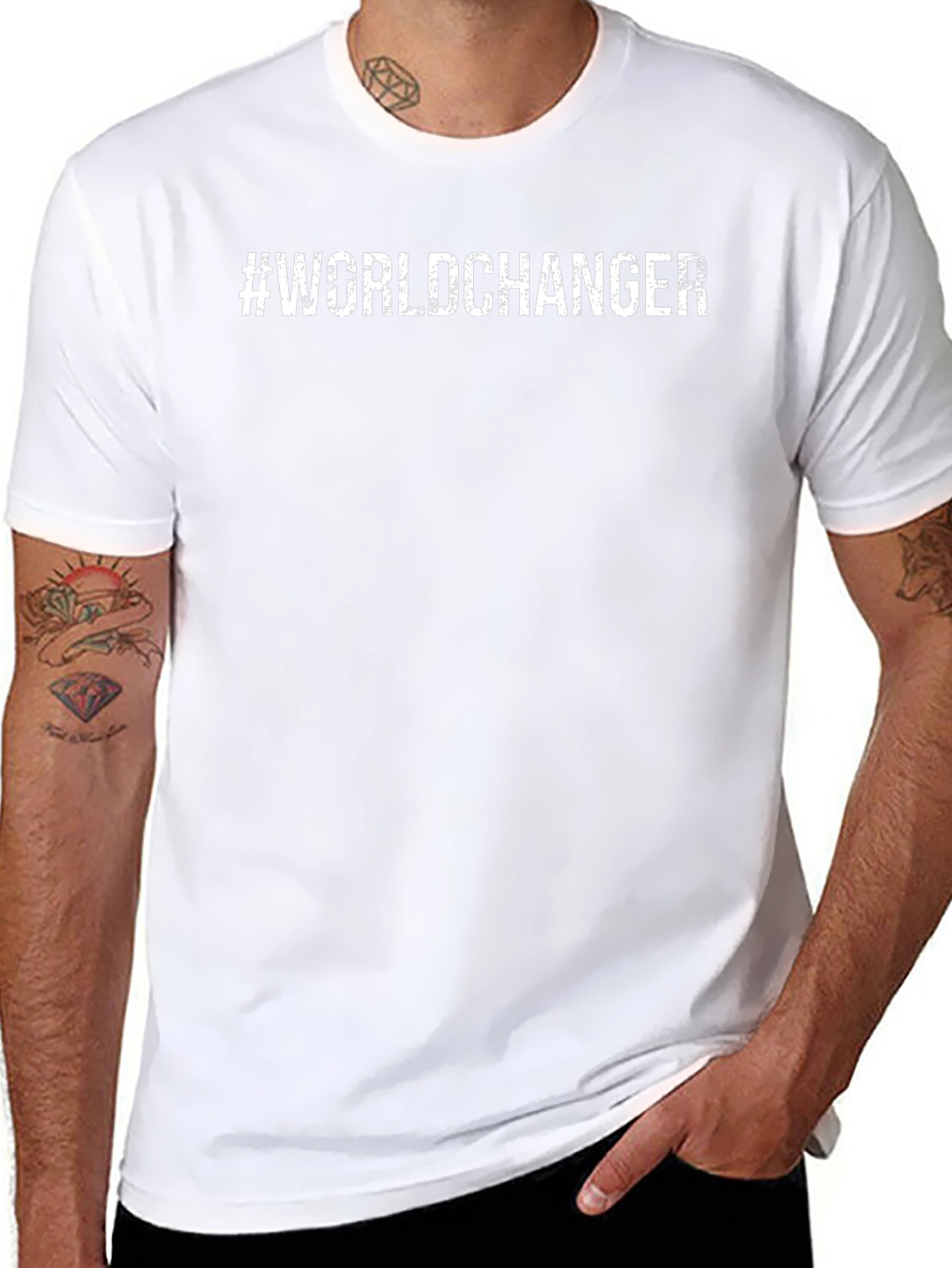 #WorldChanger Graphic Tee - Trendy Streetwear