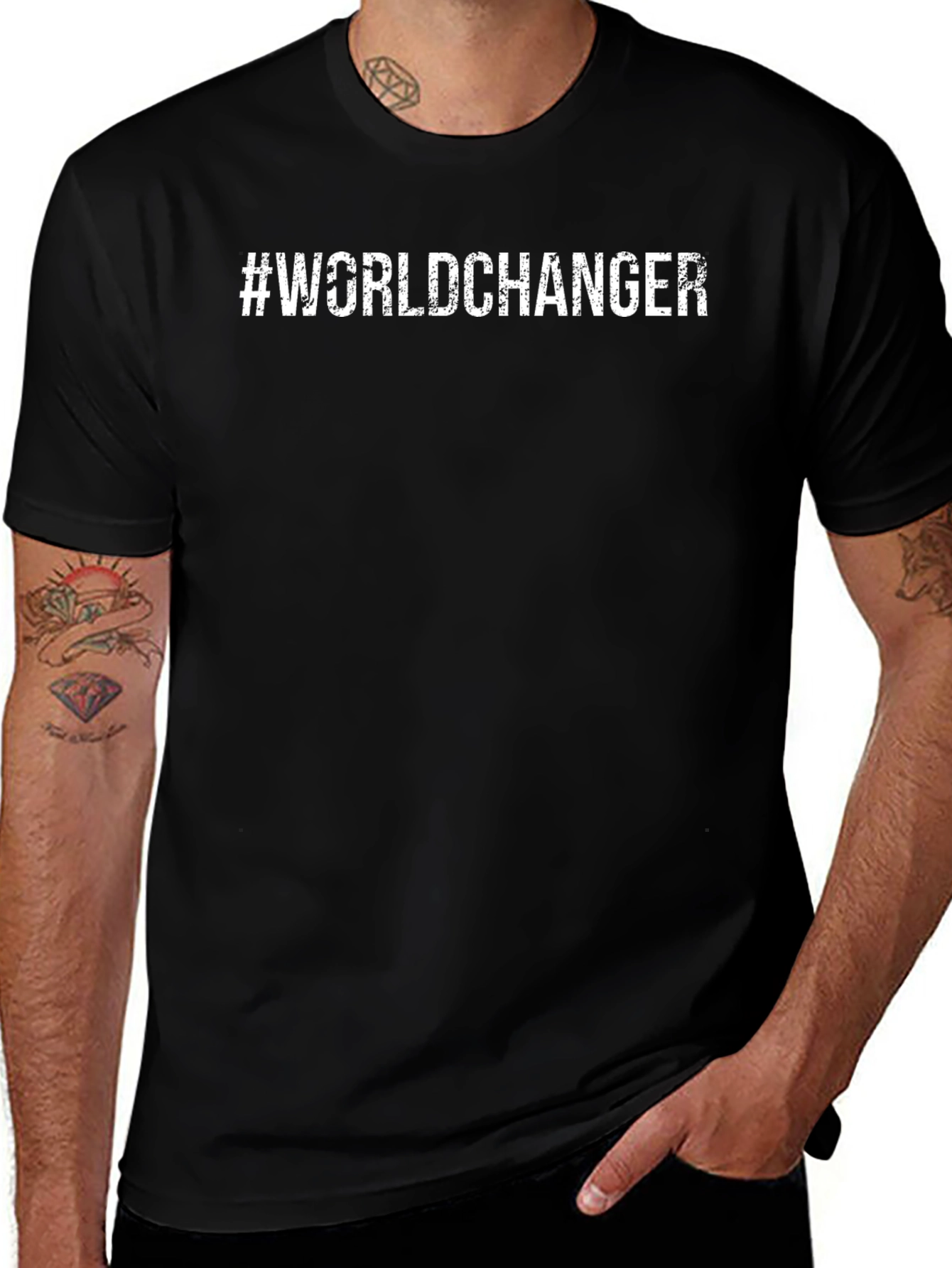 #WorldChanger Graphic Tee - Trendy Streetwear