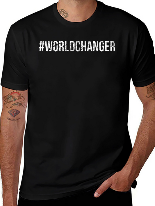 #WorldChanger Graphic Tee - Trendy Streetwear