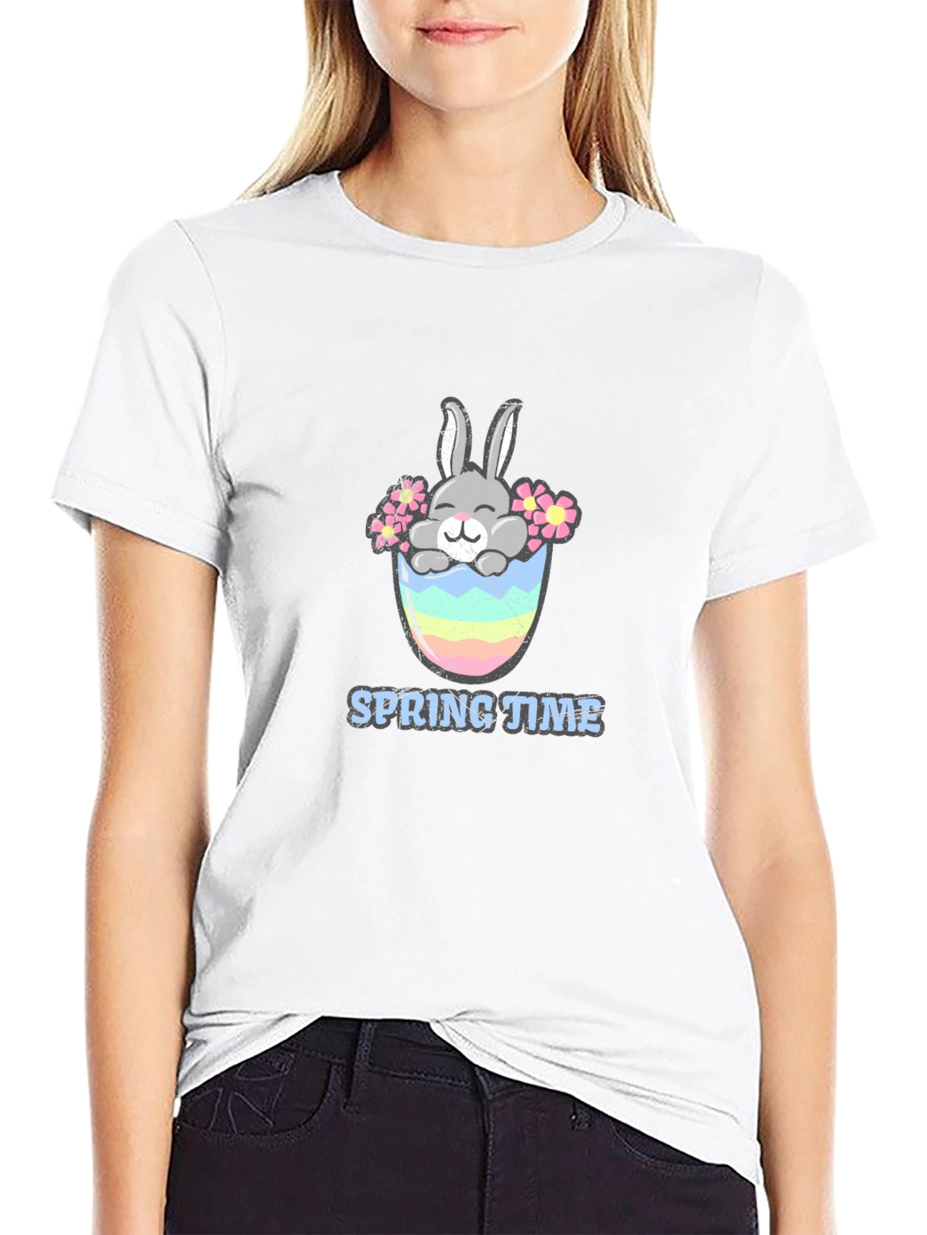 Spring Time Easter Bunny T-Shirt