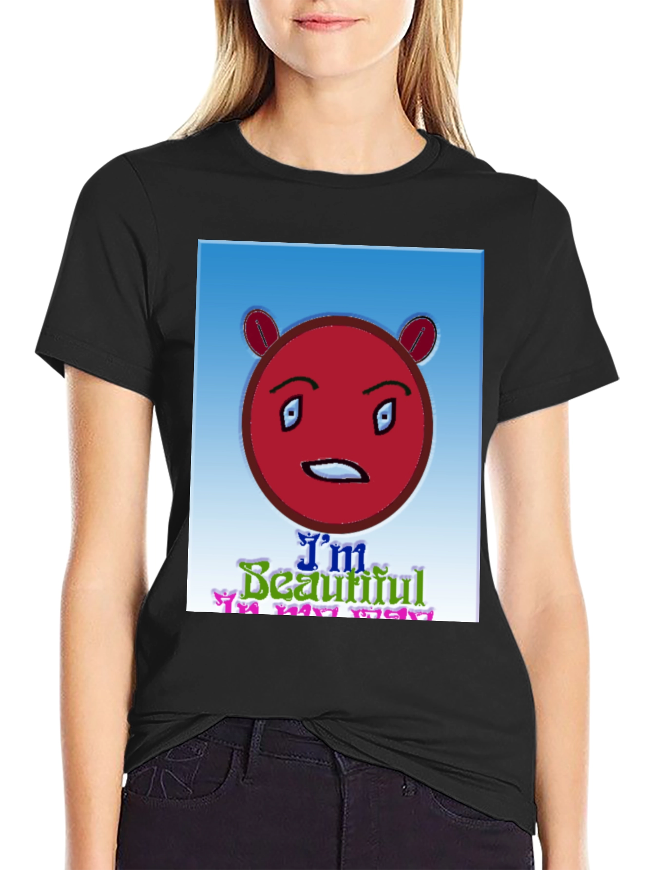 Unique Graphic Tee - Im Beautiful In My Way