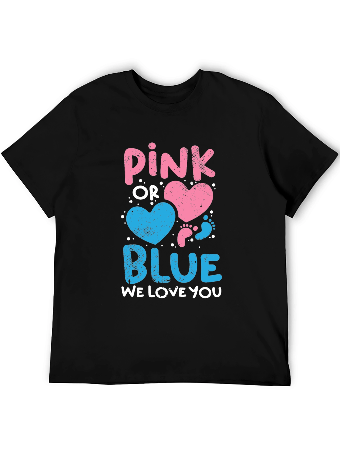 Pink or Blue Baby Gender Reveal T-Shirt