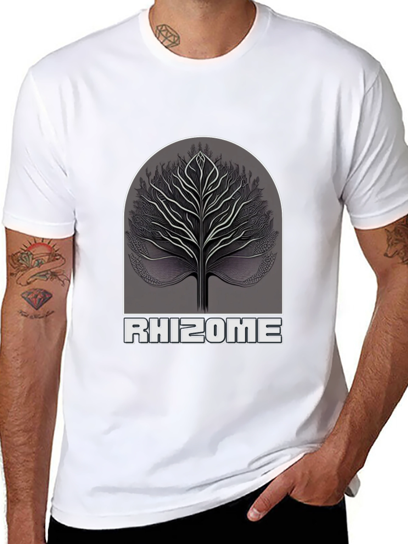 Rhizome Tree Graphic Tee - Stylish & Unique