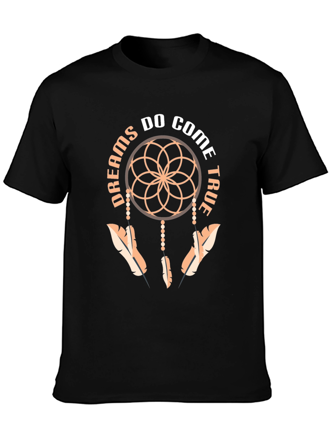 Dreams Come True Dreamcatcher Black T-Shirt