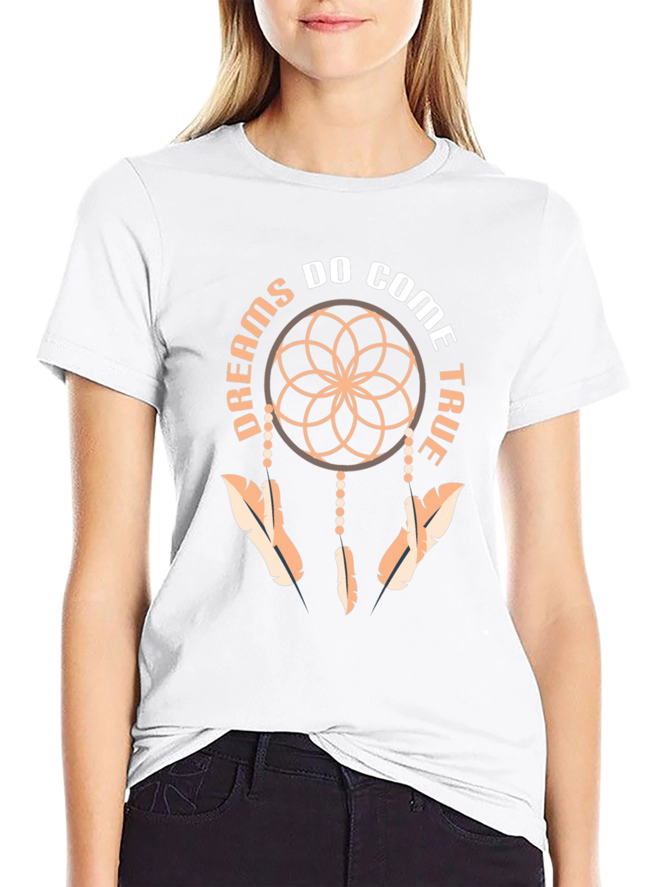 Dreams Come True Dreamcatcher Black T-Shirt