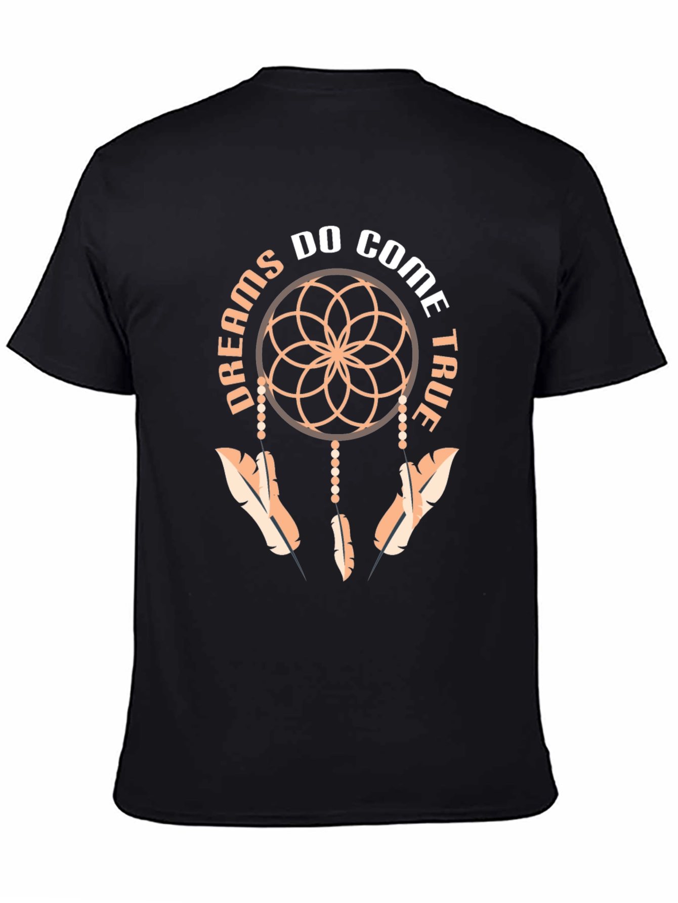 Dreams Come True Dreamcatcher Black T-Shirt