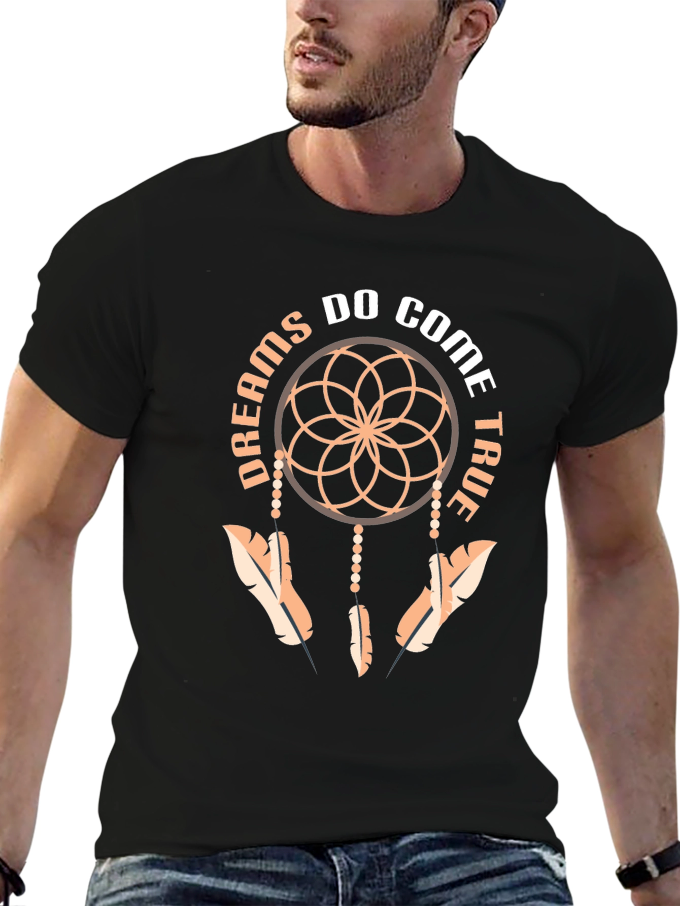 Dreams Come True Dreamcatcher Black T-Shirt