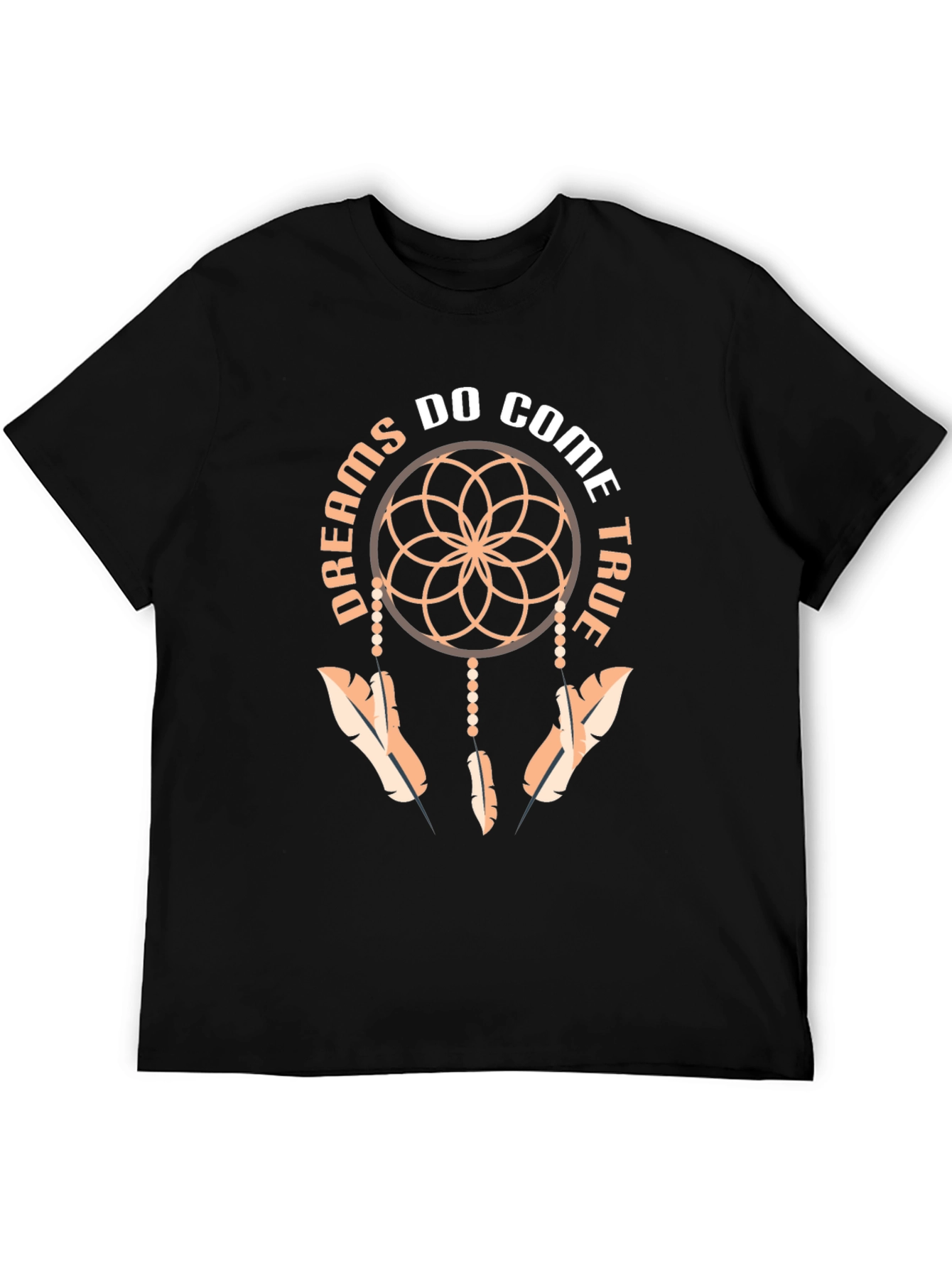 Dreams Come True Dreamcatcher Black T-Shirt