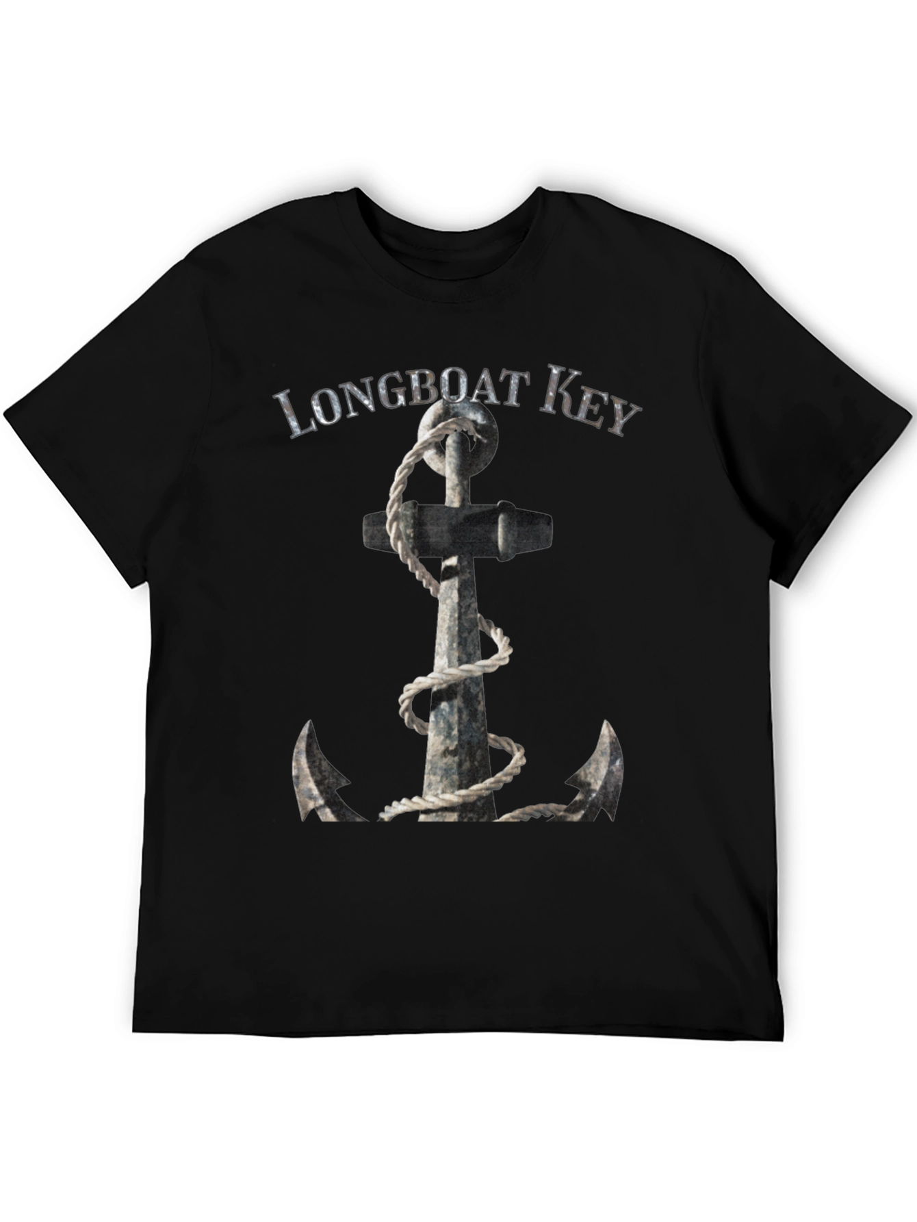 Longboat Key Anchor Graphic Tee - Nautical Style