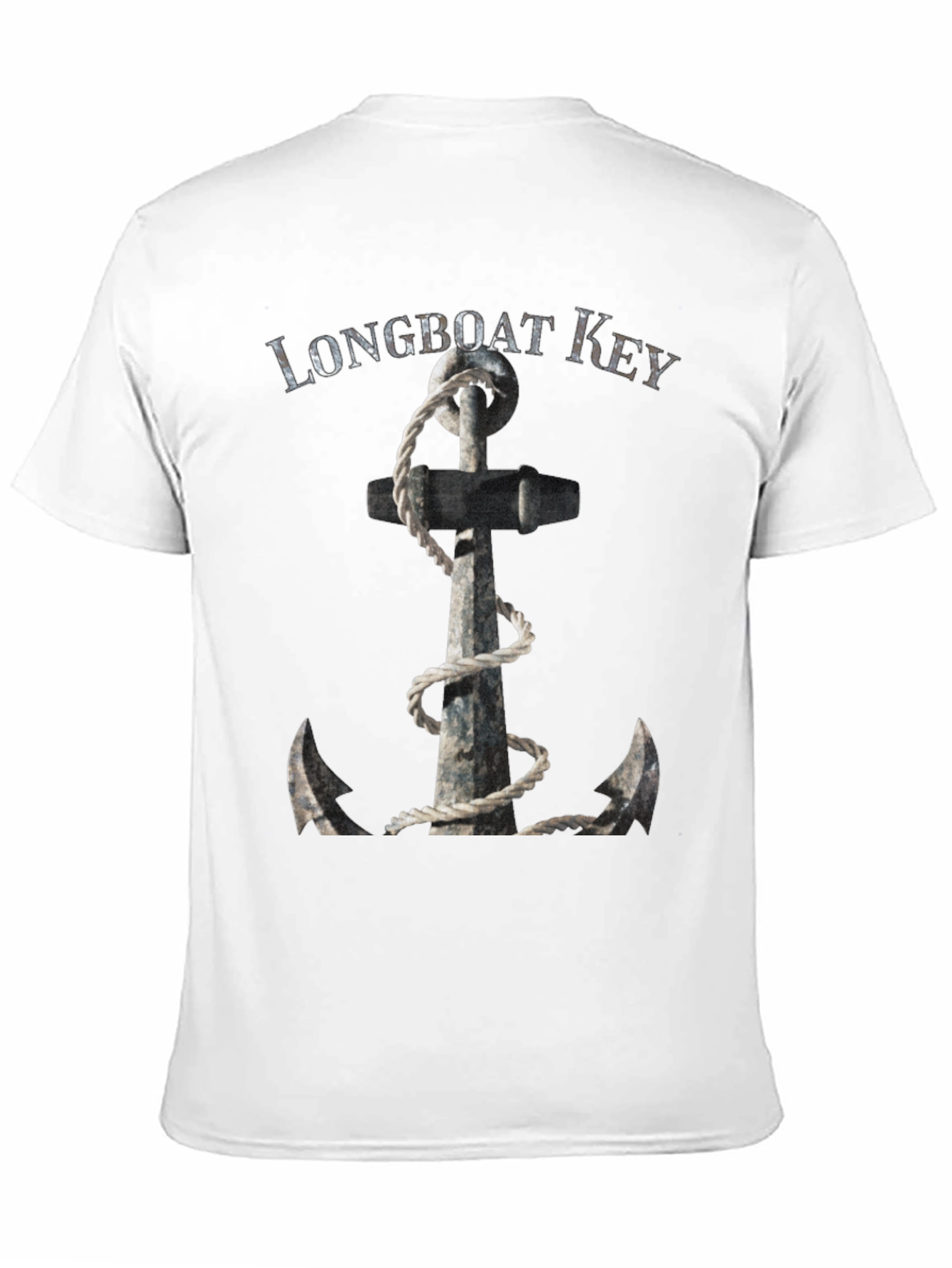 Longboat Key Anchor Graphic Tee - Nautical Style