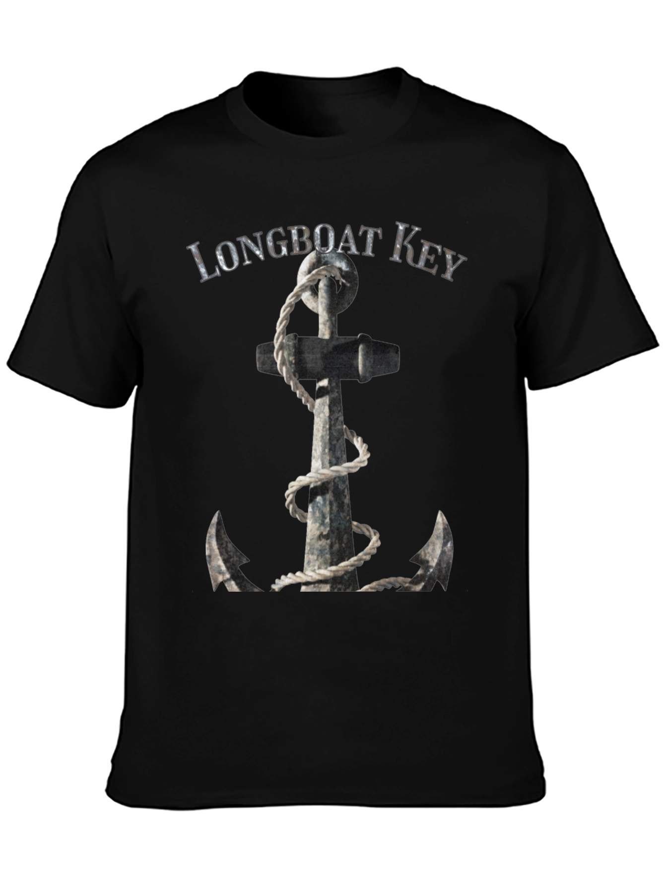 Longboat Key Anchor Graphic Tee - Nautical Style