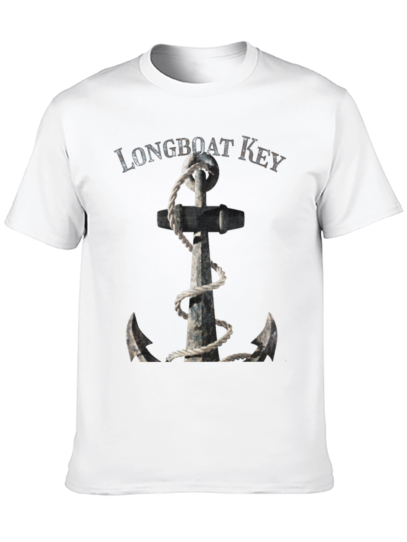 Longboat Key Anchor Graphic Tee - Nautical Style