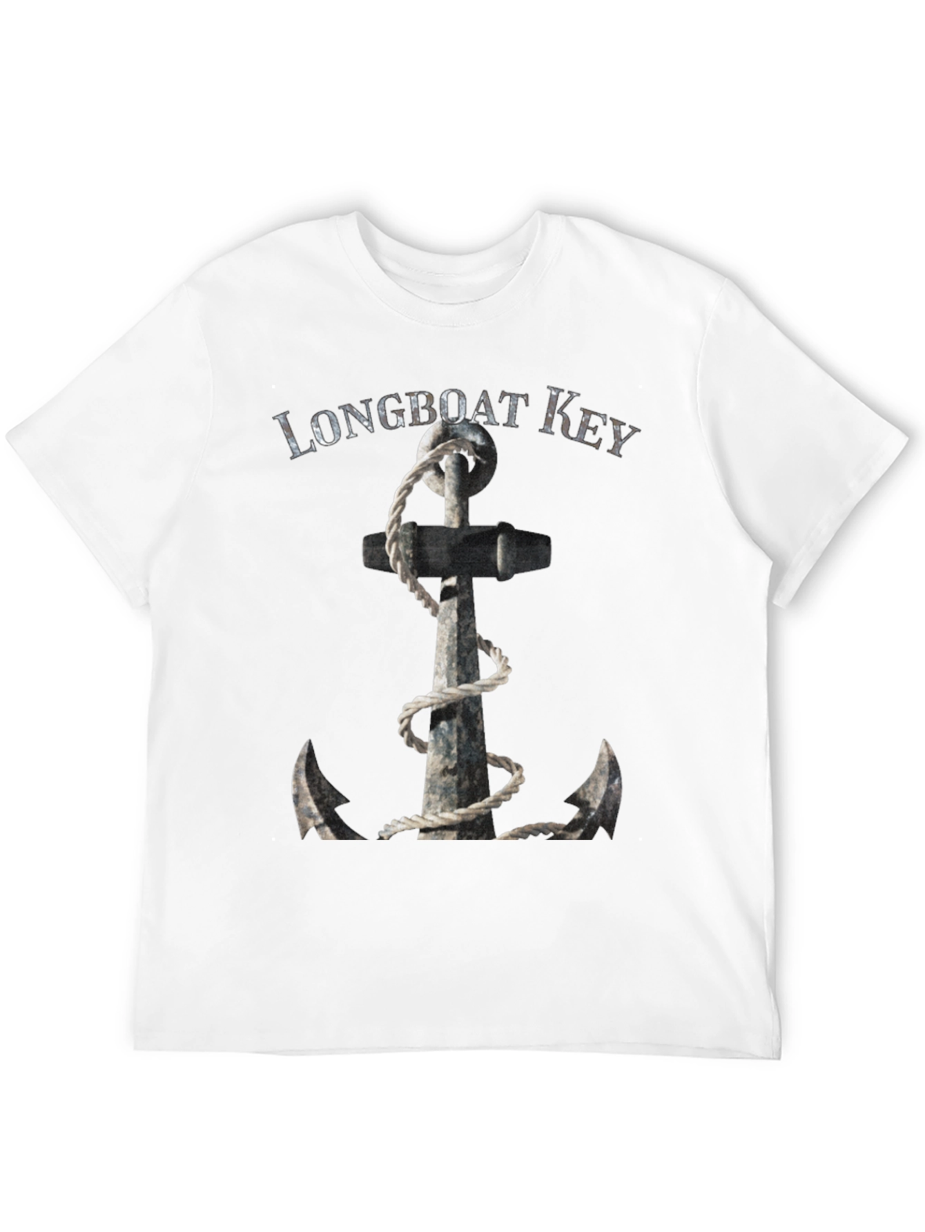 Longboat Key Anchor Graphic Tee - Nautical Style
