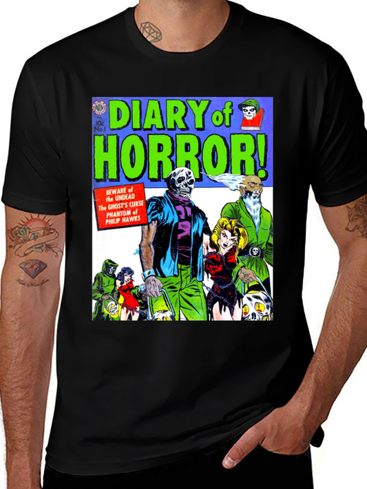 Diary of Horror Comic Book T-Shirt